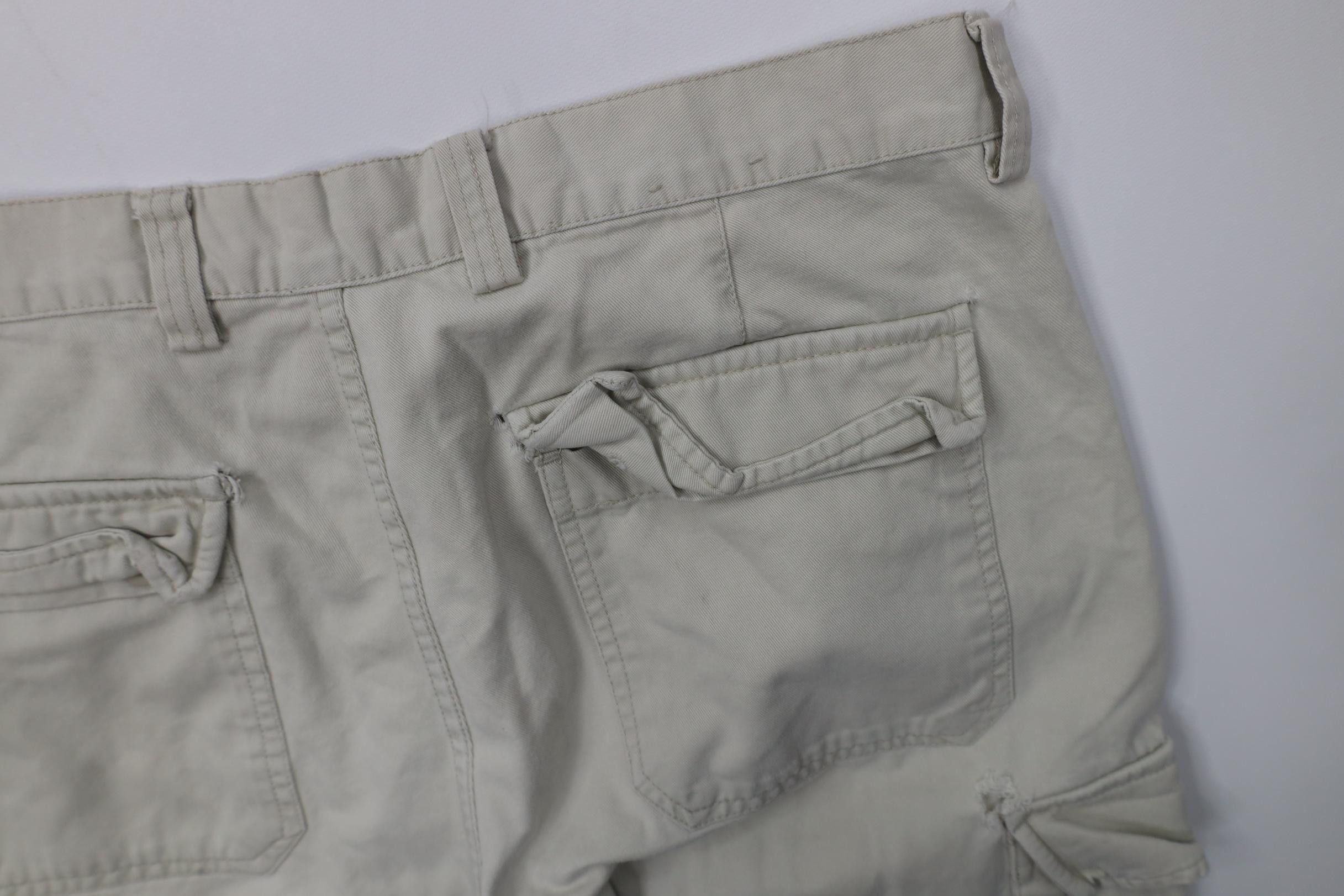 Gap Vintage 90s Y2K Gap Baggy Wide Leg Cargo Pants Stone Cotton Size US 34 / EU 50 - 19 Thumbnail