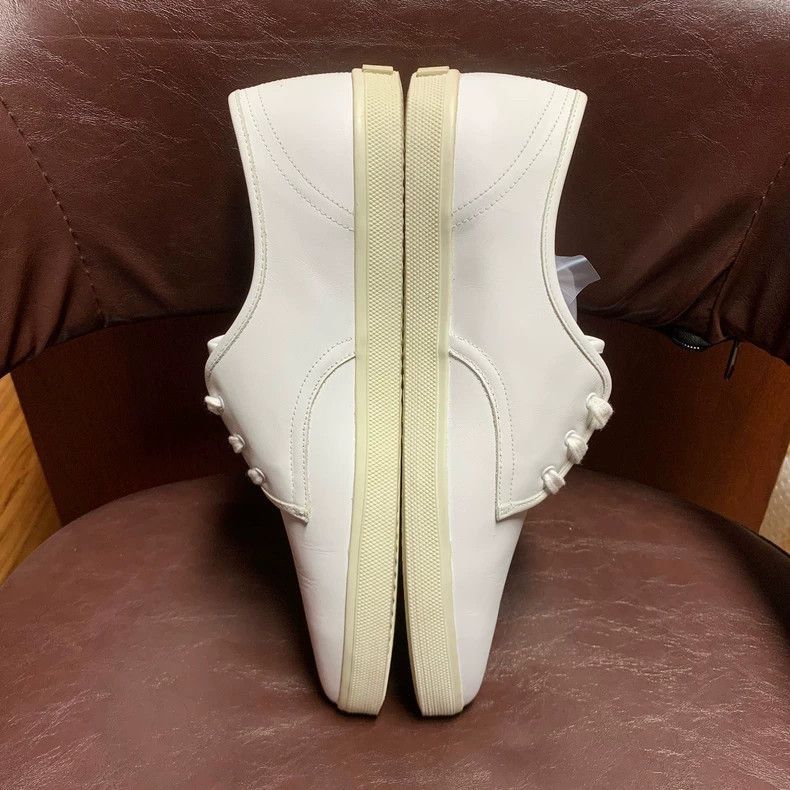 Celine Celine White Leather Casual Sneakers Size 41 Size US 9.5 / IT 39.5 - 5 Thumbnail