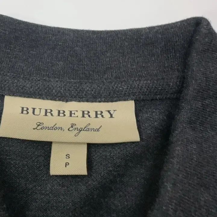 Burberry Burberry Burberry Men's Dark Gray Short Sleeve Polo-2507 Size US S / EU 44-46 / 1 - 6 Thumbnail