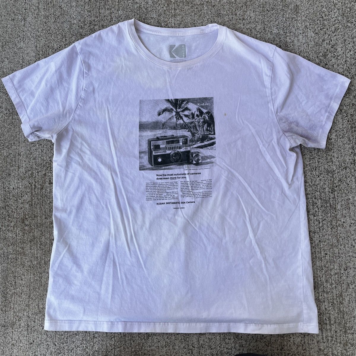 Vintage Vintage Kodak Camera T-Shirt Stained XL Y2K 00’s Size US XL / EU 56 / 4 - 1 Thumbnail