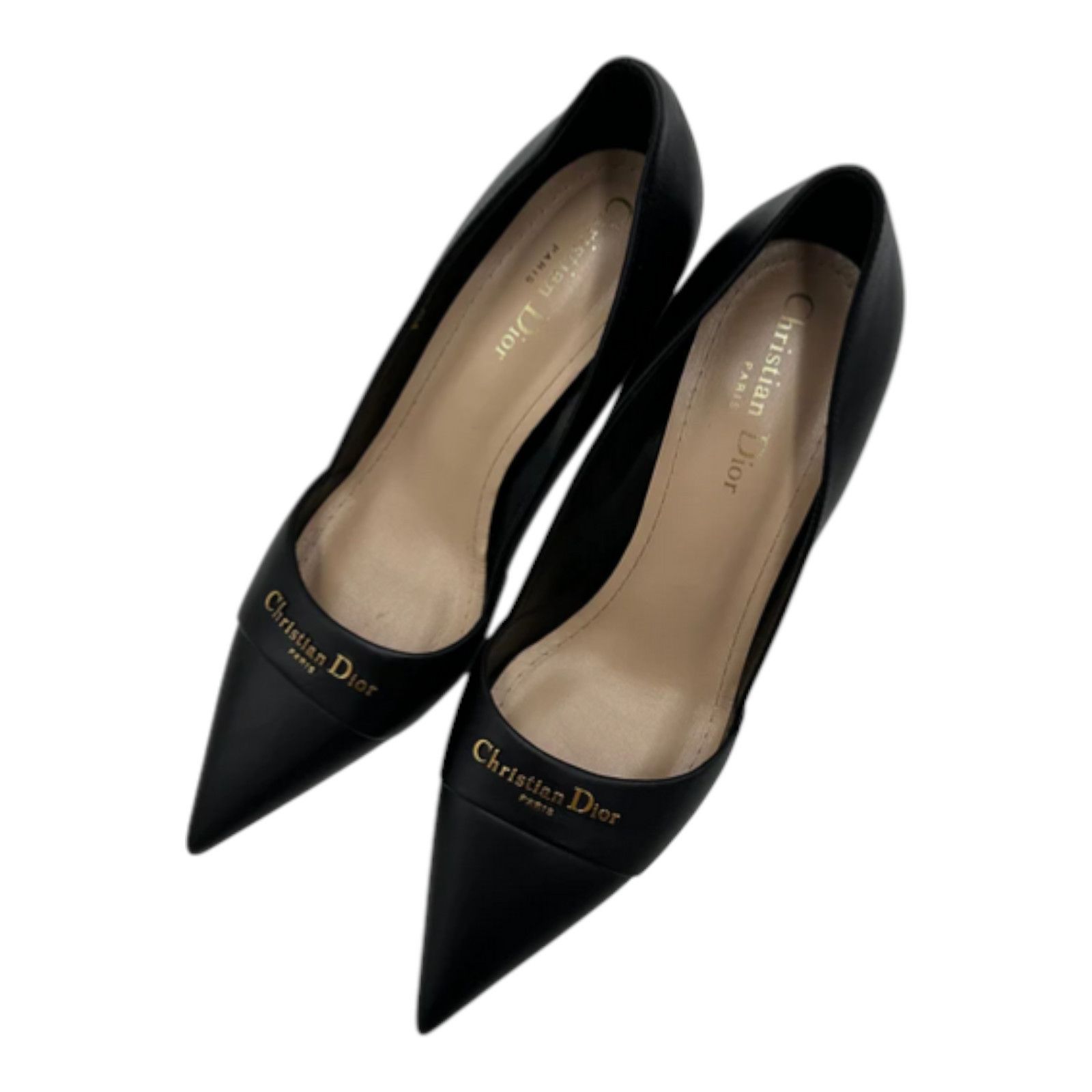 My Dior Pump Christian Dior in black leather size EU 38-US 8