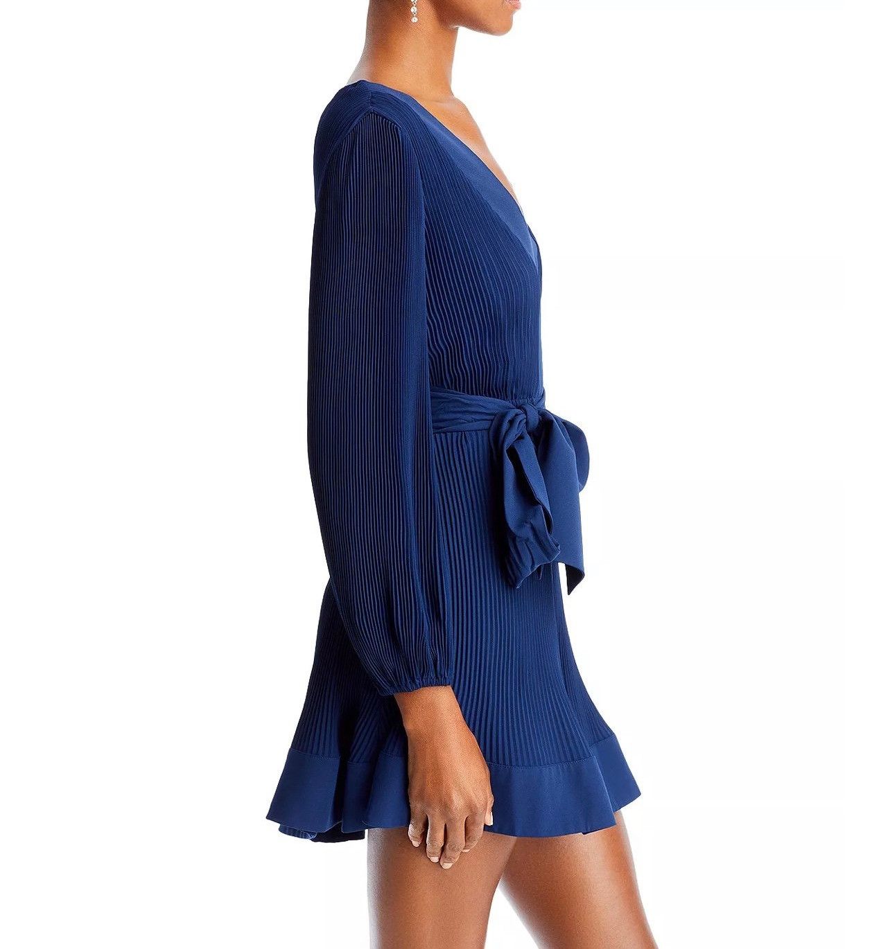 MILLY MILLY Liv Belted Pleated Dress size 4 Size S / US 4 / IT 40 - 3 Thumbnail