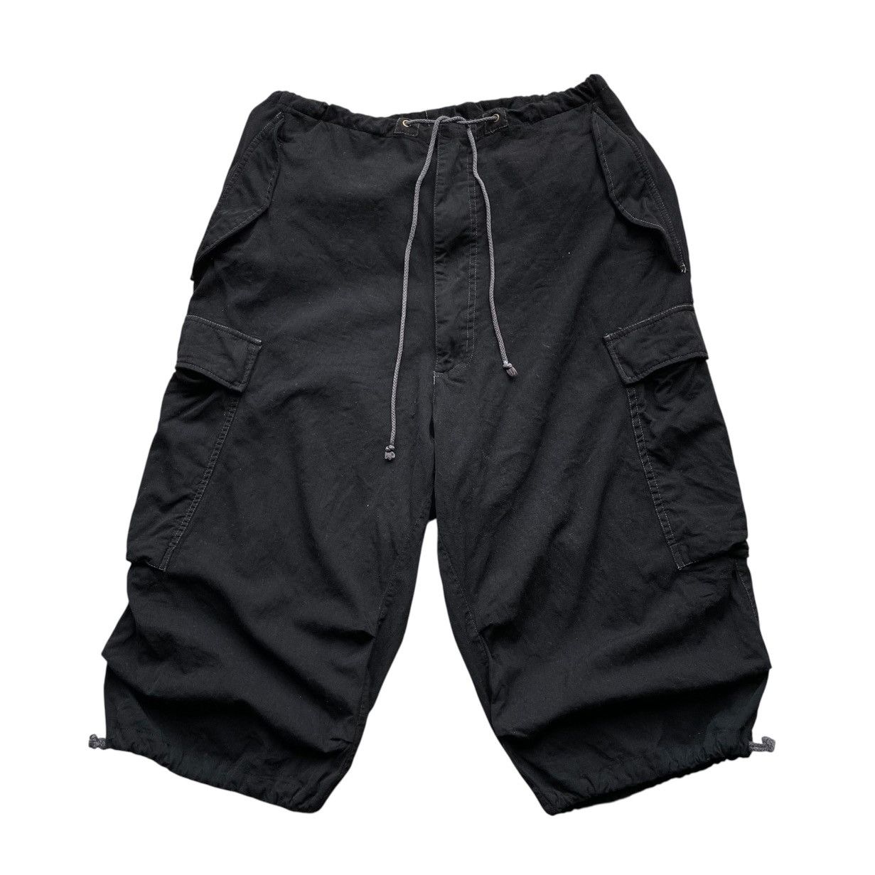 Yohji Yamamoto Yohji Yamamoto Ballon Cargo Cropped Pant Size US 36 / EU 52 - 1 Thumbnail
