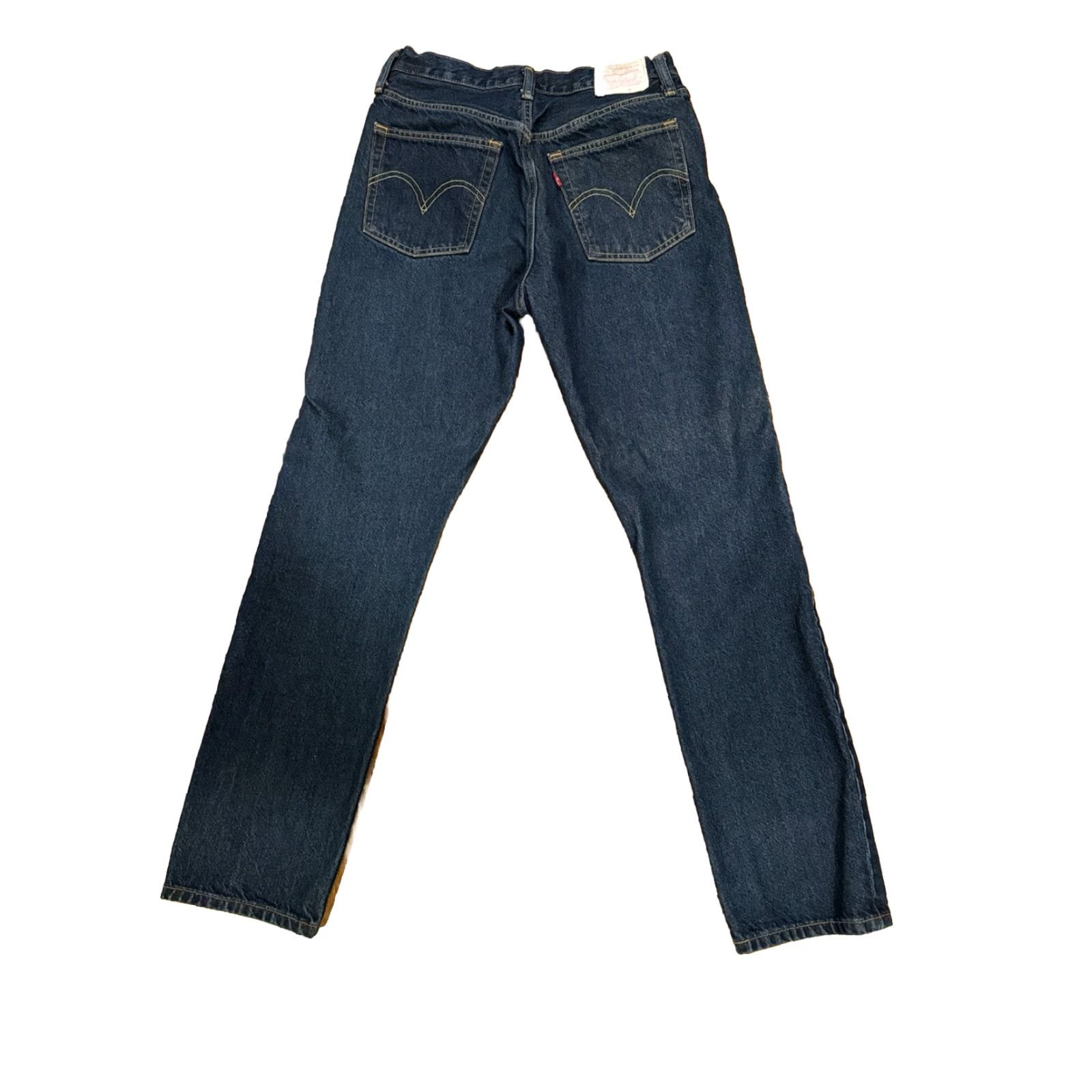 Levi's VINTAGE Levi's 501 Jeans Red Tag Size 28 x 30 Men's Denim Straight 501 Series Retro Cotton Blue Regular Size US 28 / EU 44 - 4 Thumbnail