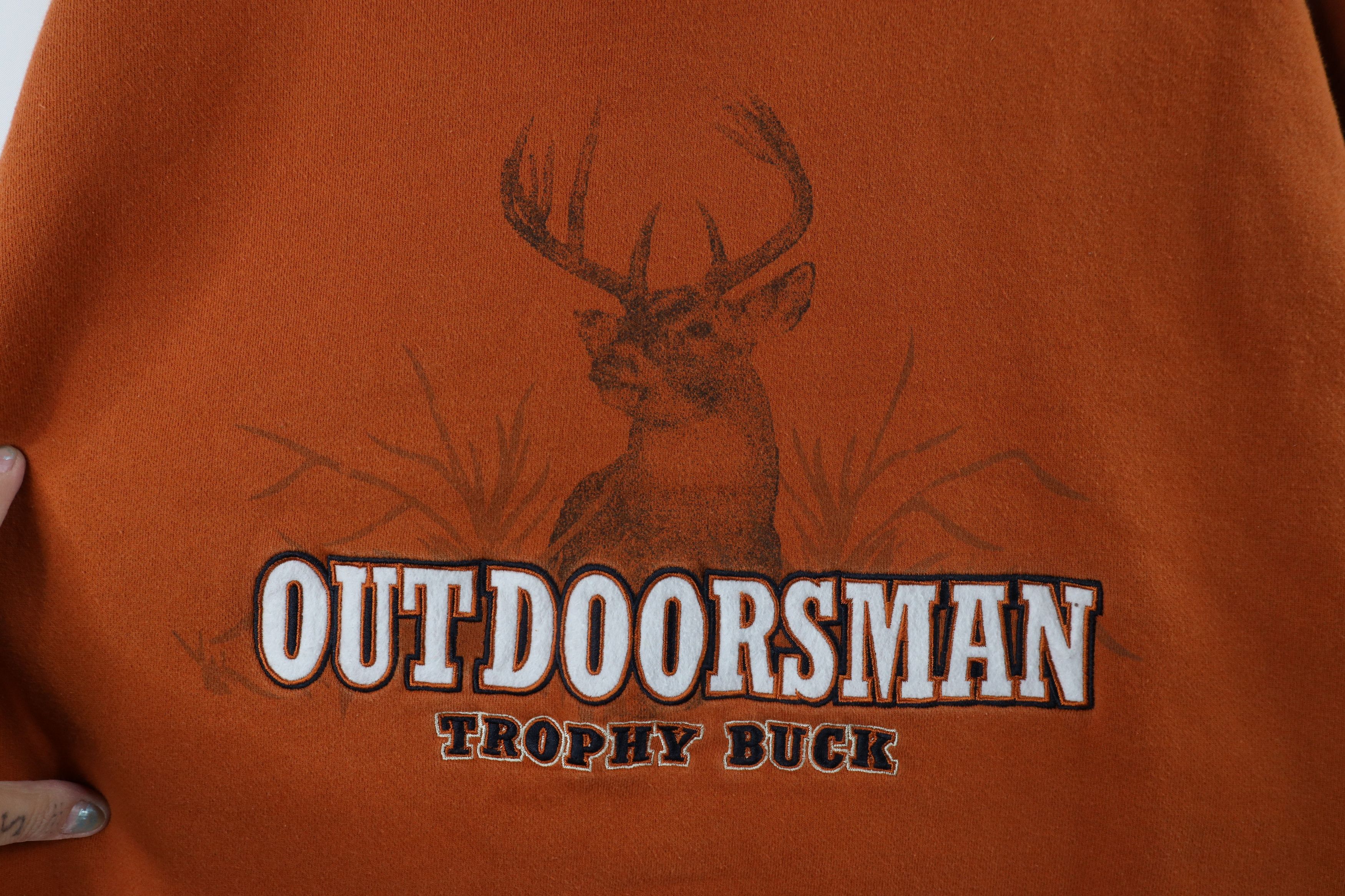 Vintage Vintage Streetwear Outdoorsman Buck Heavyweight Sweatshirt Size US L / EU 52-54 / 3 - 4 Thumbnail