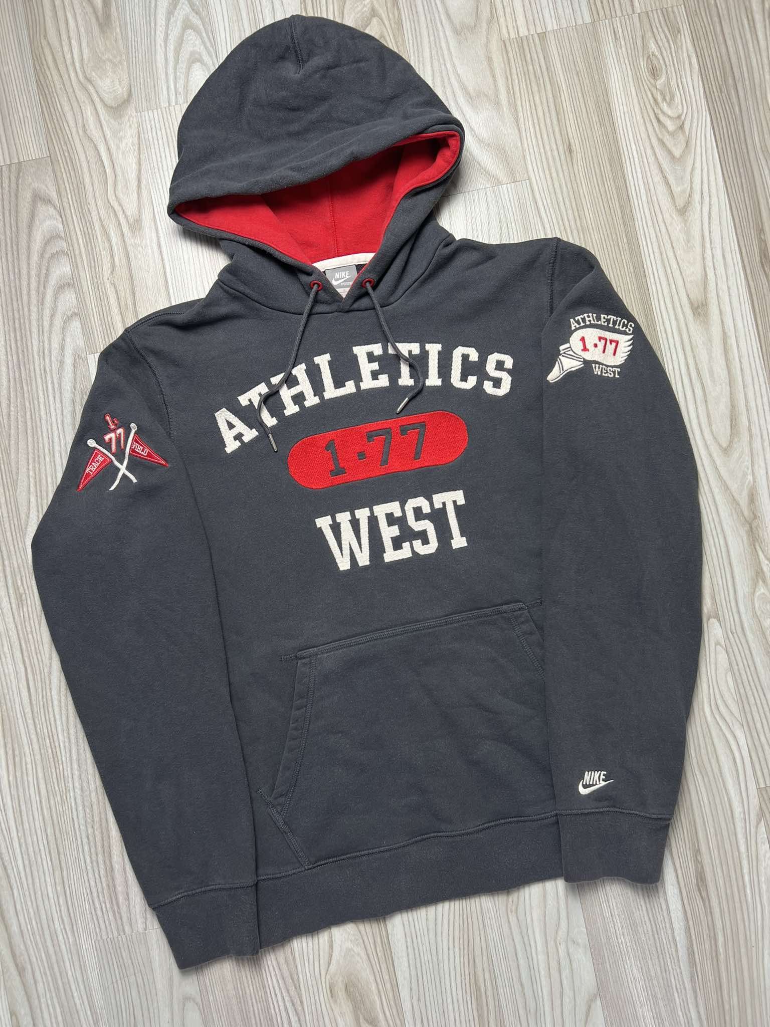 Nike Nike Vintage Athletic West Hoodie 🔥💥 Size US S / EU 44-46 / 1 - 2 Thumbnail