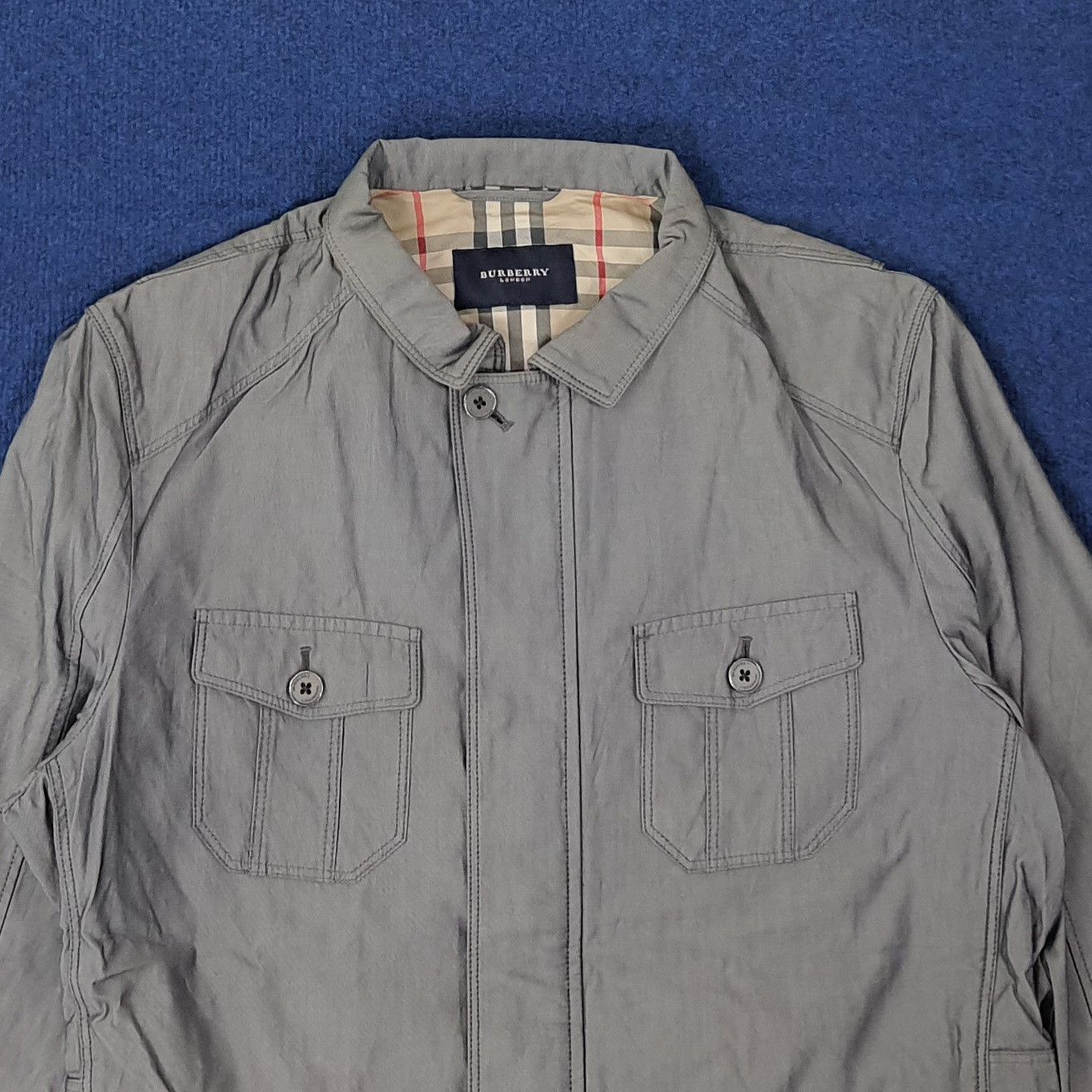 Burberry Vintage Burberry Nova Check Short Trench Coat C224N9 Size US M / EU 48-50 / 2 - 4 Thumbnail