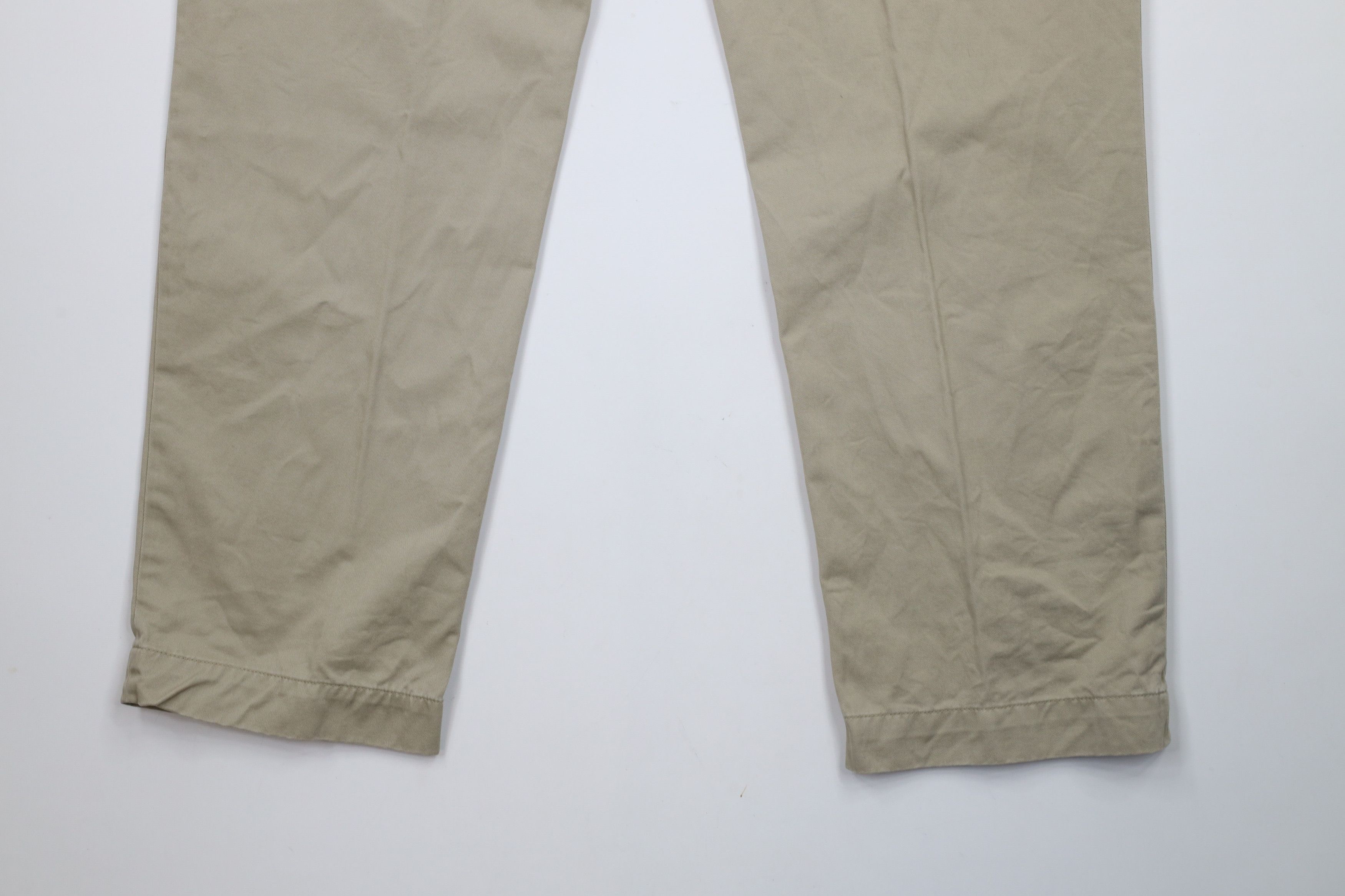 Ralph Lauren × Vintage Vintage 90s Ralph Lauren Pleated Wide Leg Chino Pants Beige Size US 38 / EU 54 - 13 Thumbnail