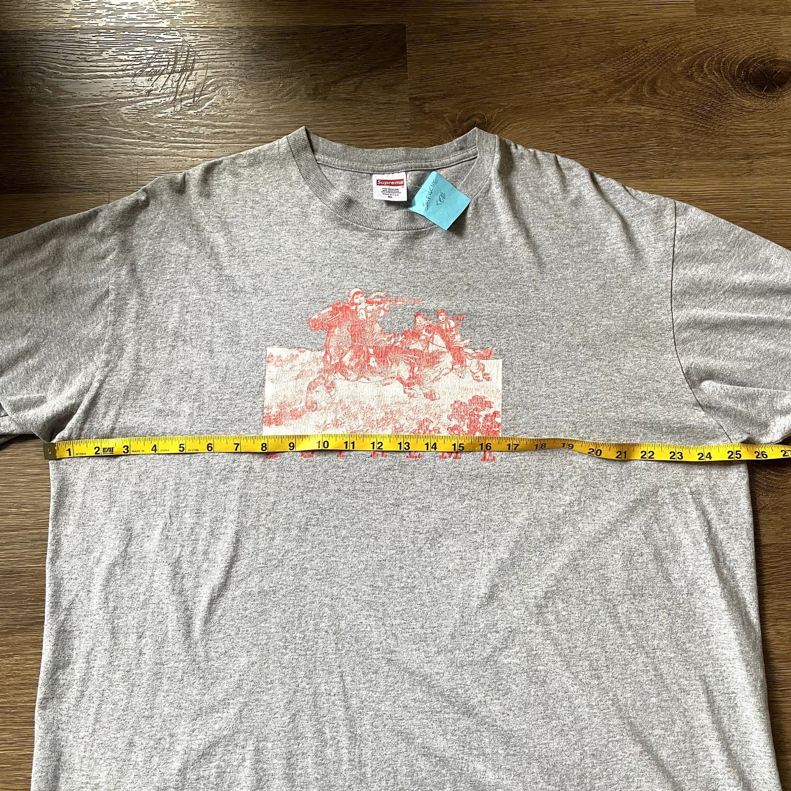 Supreme Grey Supreme T-shirt- Size XL Size US XL / EU 56 / 4 - 2 Thumbnail