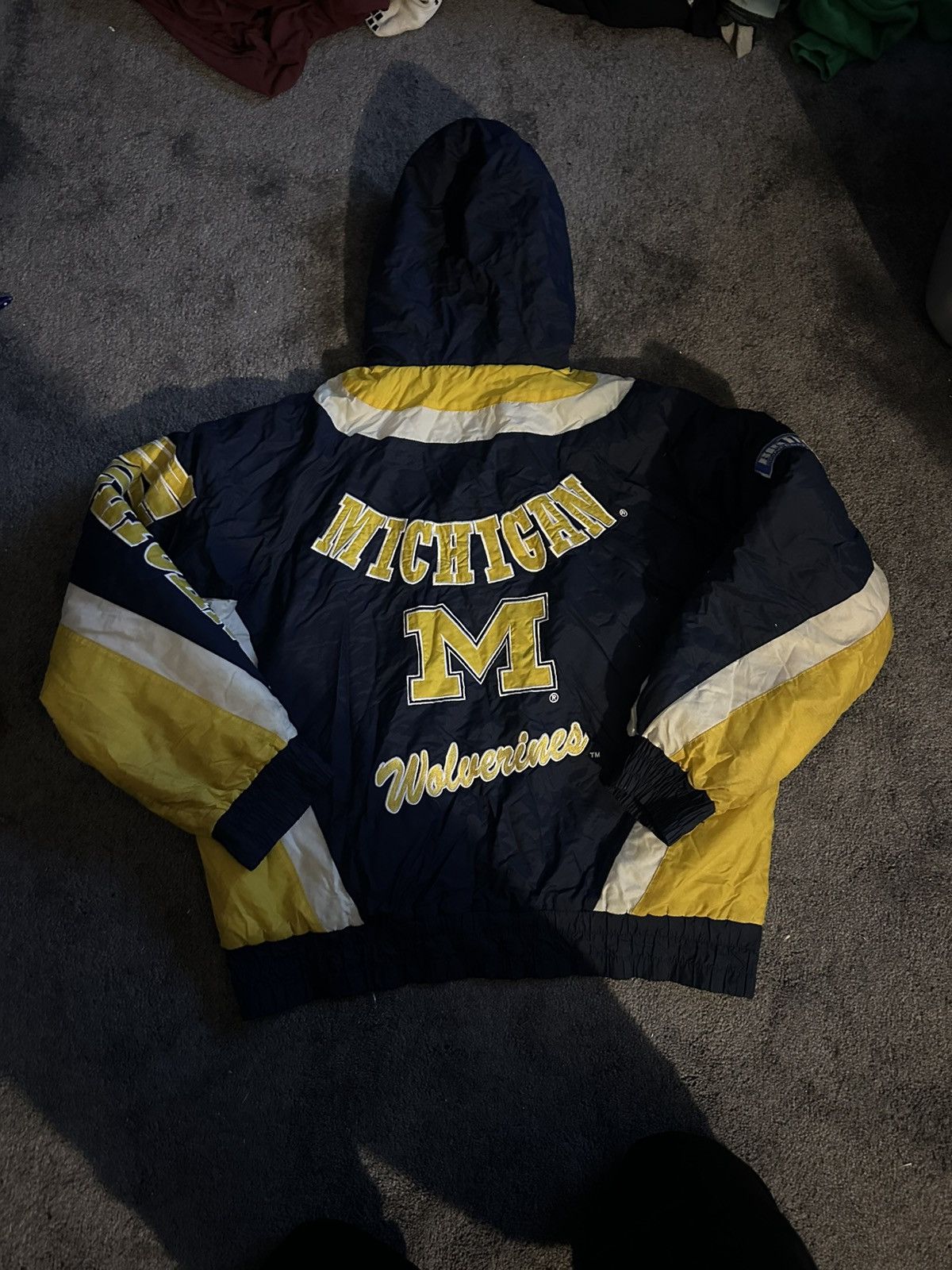 Lee Michigan Wolverines Puffer Jacket Size US L / EU 52-54 / 3 - 2 Thumbnail