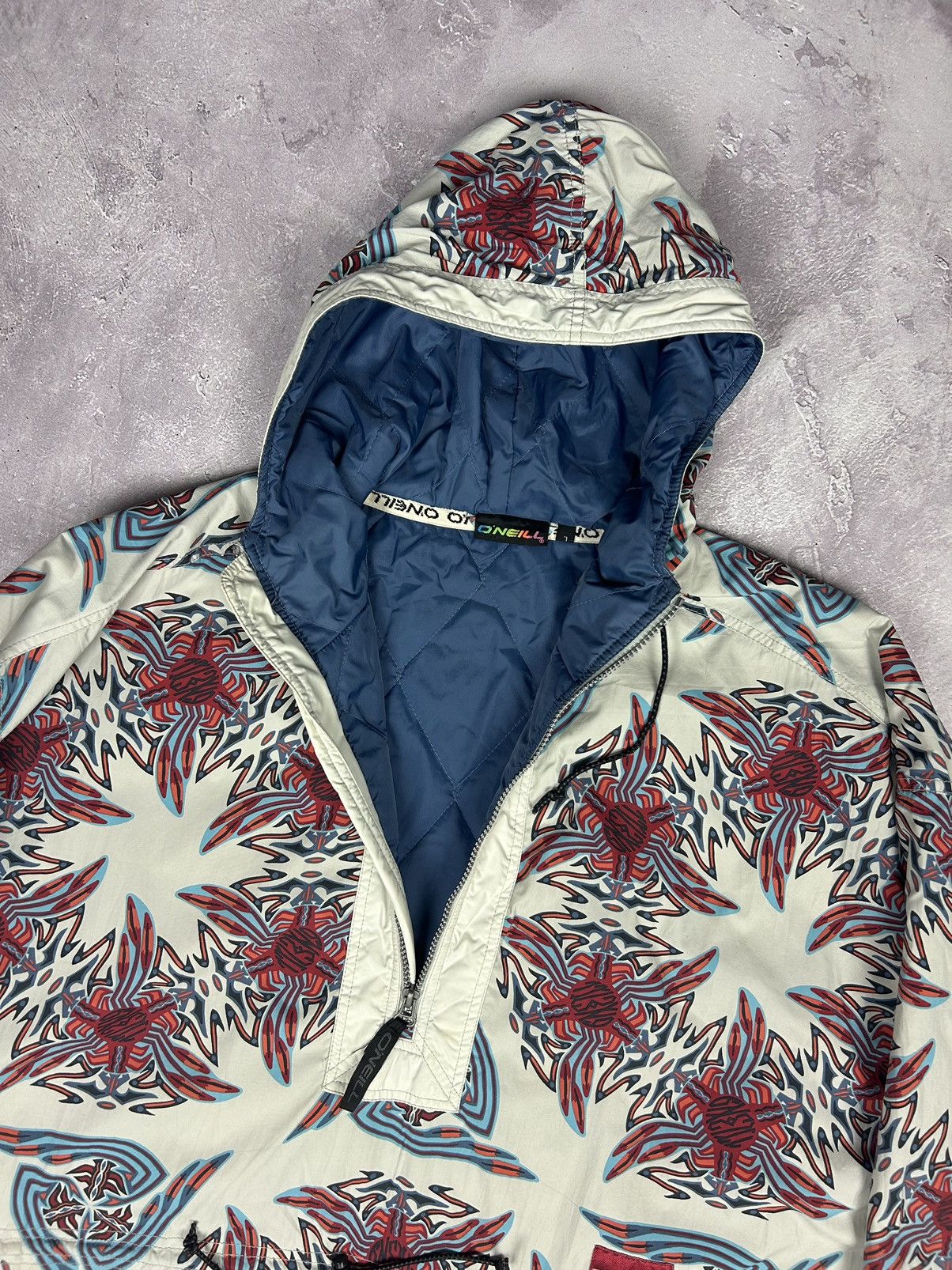O'Neill × Vintage Oneil Vintage Big Logo 1/4 Zip Jacket Anorak Size L RARE 90s Size US L / EU 52-54 / 3 - 6 Thumbnail