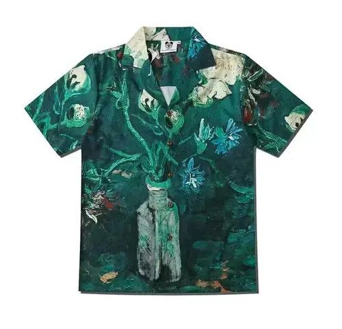 Embellish Graphic Green Short Sleeve Shirt Size US M / EU 48-50 / 2 - 3 Thumbnail