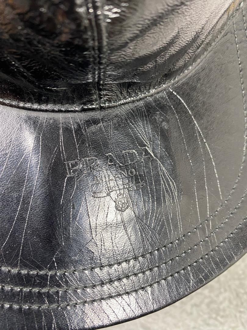 Prada Prada Leather Cap Size ONE SIZE - 3 Thumbnail