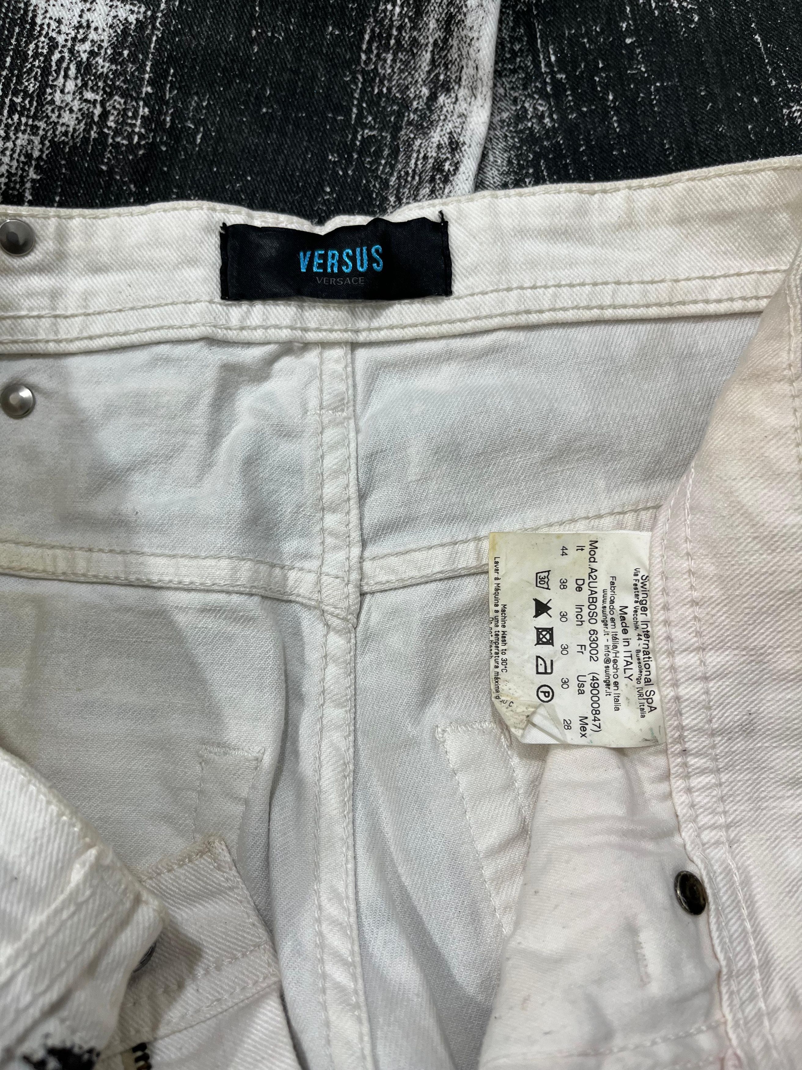 Versus Versace 2000's Versus Versace Printed Jeans Size US 28 / EU 44 - 8 Thumbnail