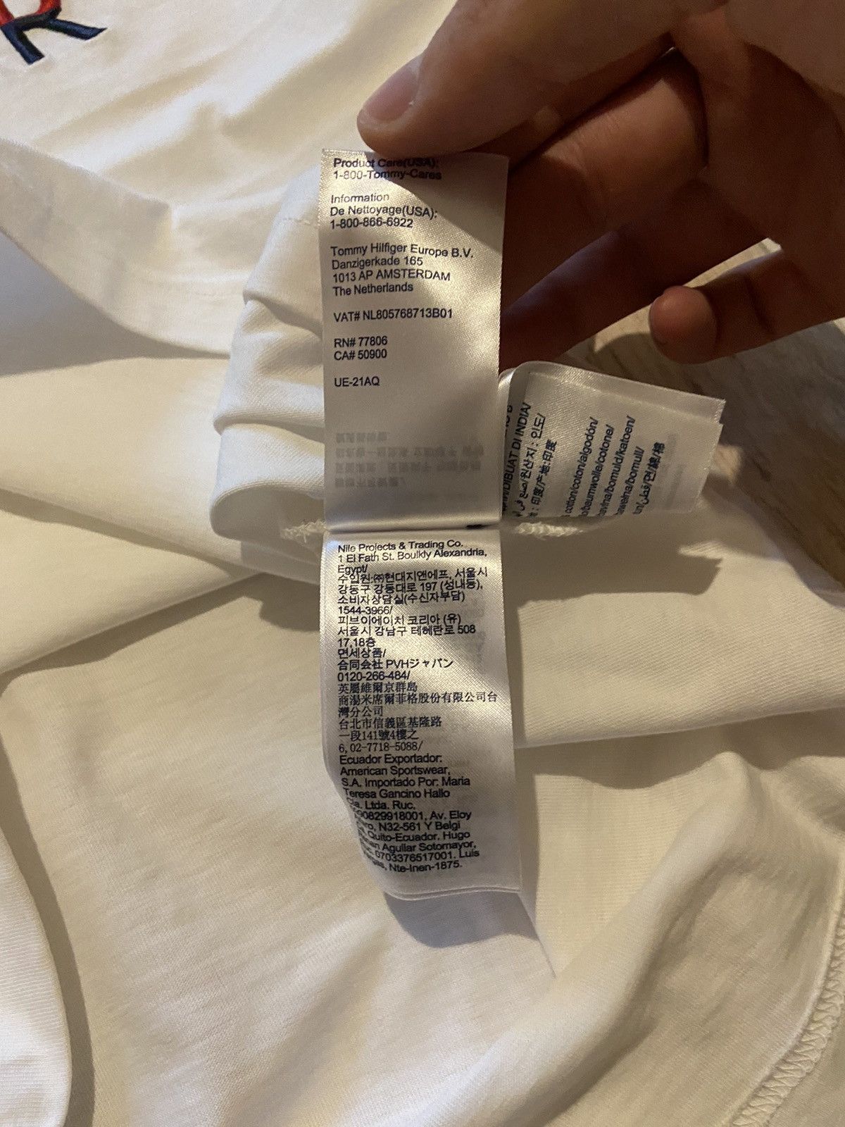 Tommy Hilfiger Tommy Hilfiger basic white logo print tee Size US M / EU 48-50 / 2 - 10 Thumbnail