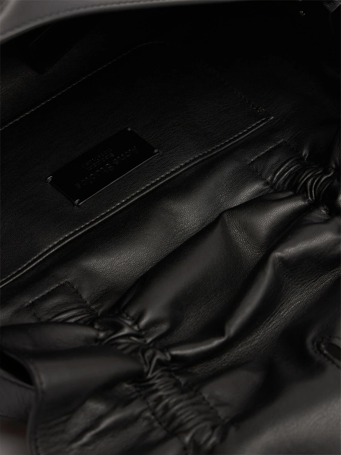 Acne Studios ACNE STUDIOS Multipocket Black Leather Top Handle Size ONE SIZE - 4 Thumbnail