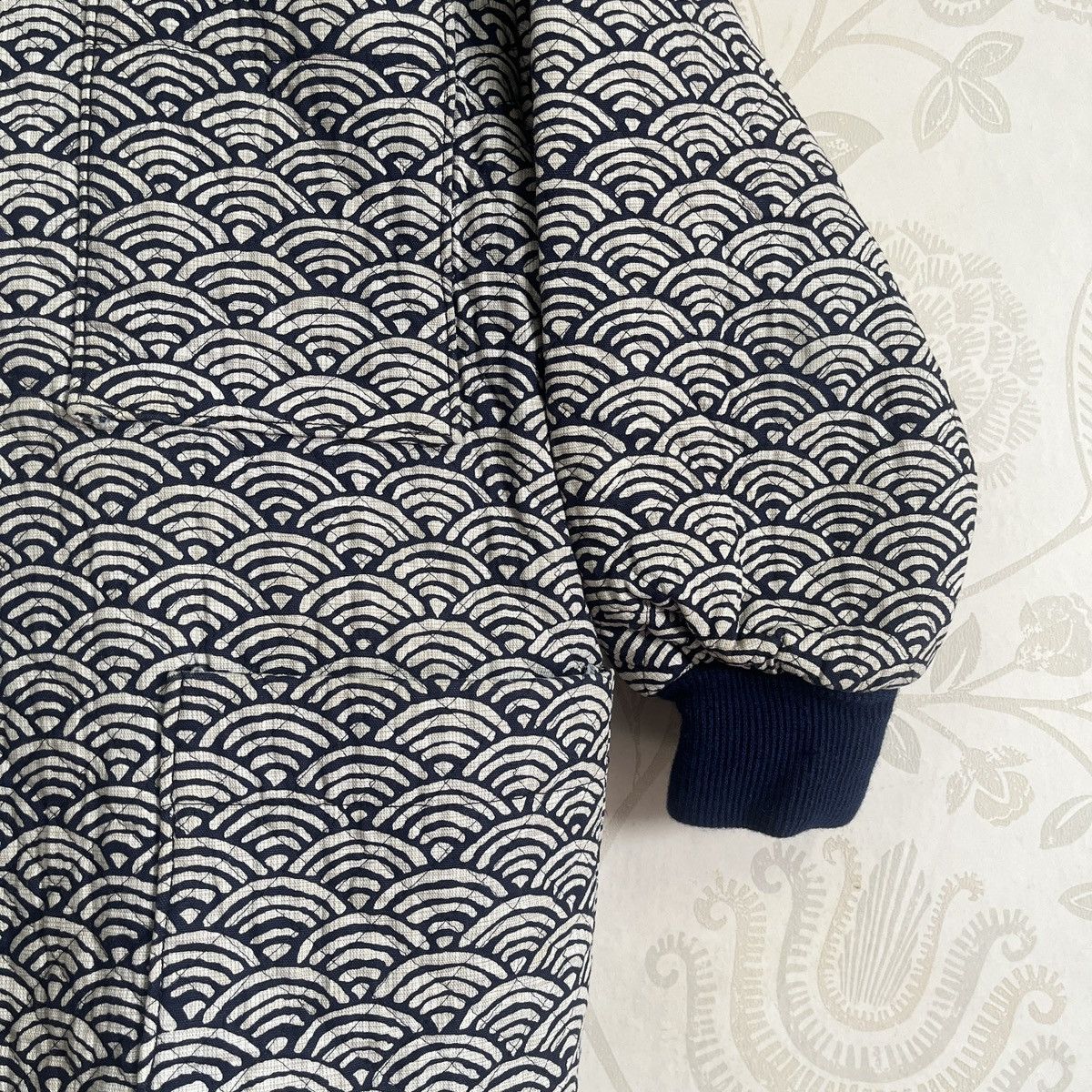 Beauty Beast × Japanese Brand × Vintage Steals Quilted Sashiko Japan Sweater Winter Size US L / EU 52-54 / 3 - 7 Thumbnail