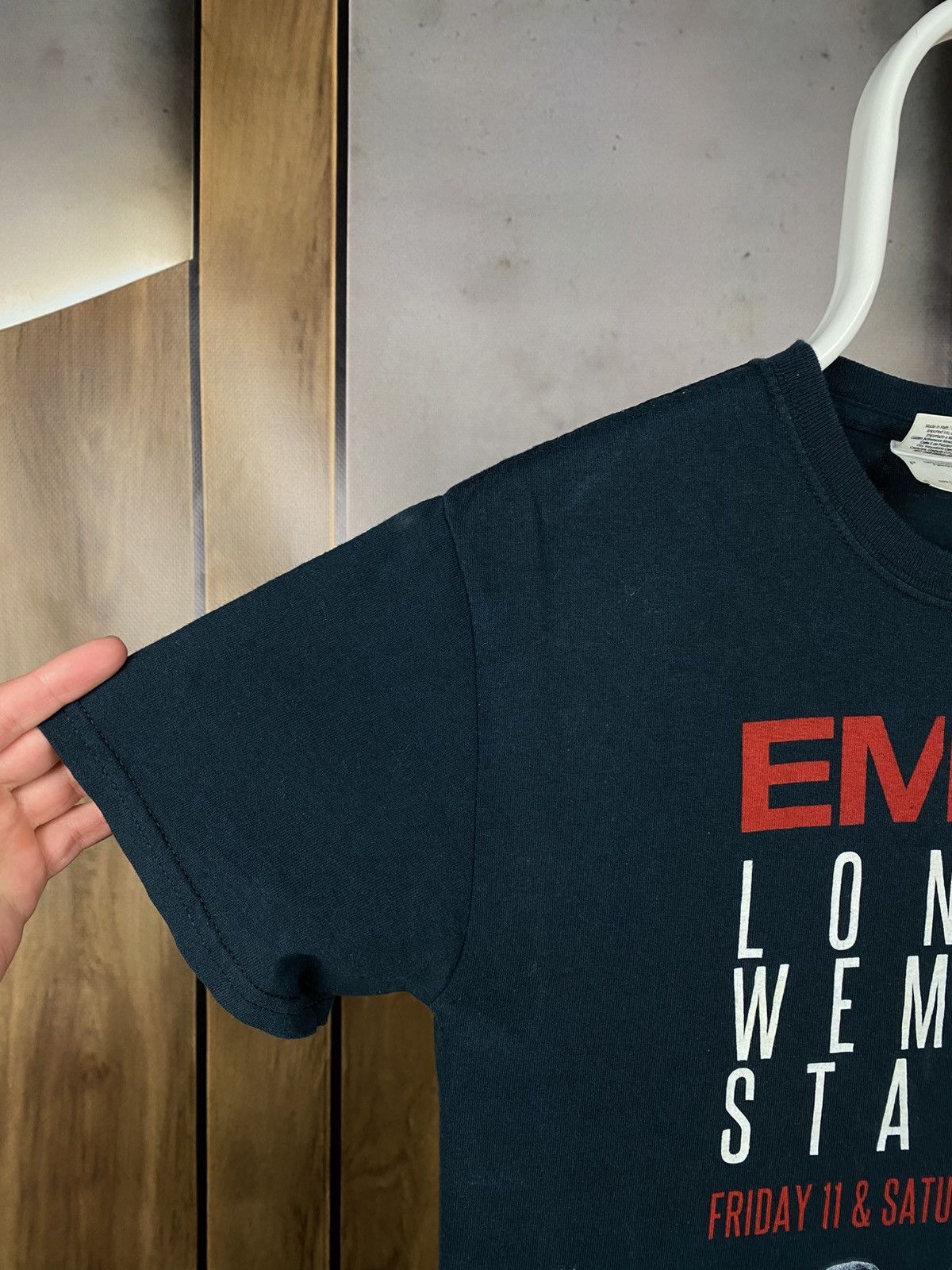 Eminem 🎙️Vintage 2014 T-Shiry Eminem London Wembley Stadium Rap Tee🎙️ Size US S / EU 44-46 / 1 - 3 Thumbnail
