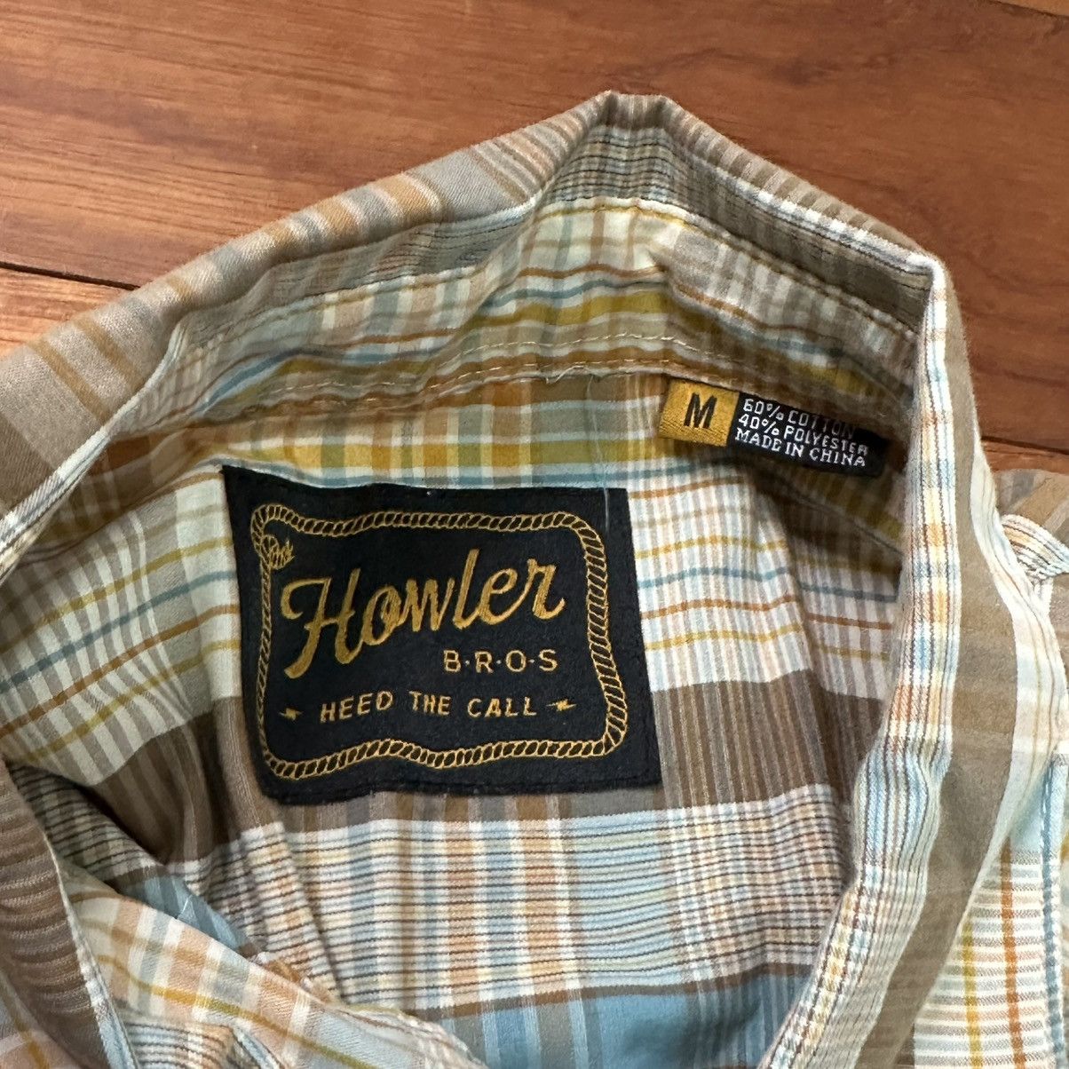 Howler Brothers Howler Brothers New H Bar B Pearl Snapshirt Plaid Seafoam M Size US M / EU 48-50 / 2 - 4 Thumbnail
