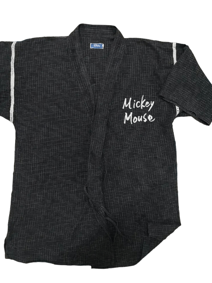 Japanese Brand Mickey Overprint Kimono style jacket Size US M / EU 48-50 / 2 - 1 Thumbnail