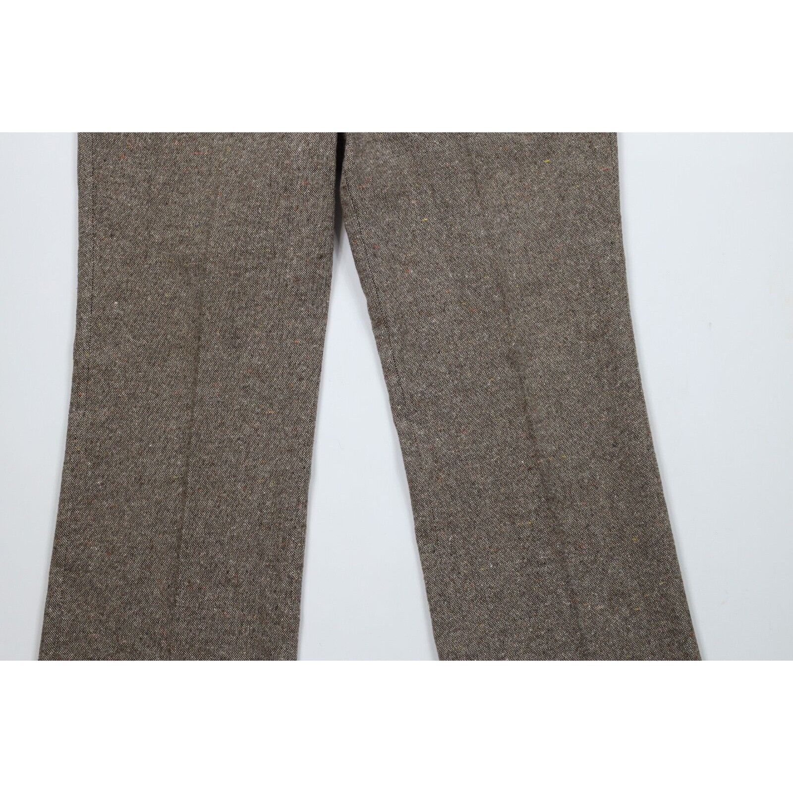 Vintage Vintage 70s Streetwear Rainbow Fleck Wool Tweed Suit Size 42R - 11 Thumbnail