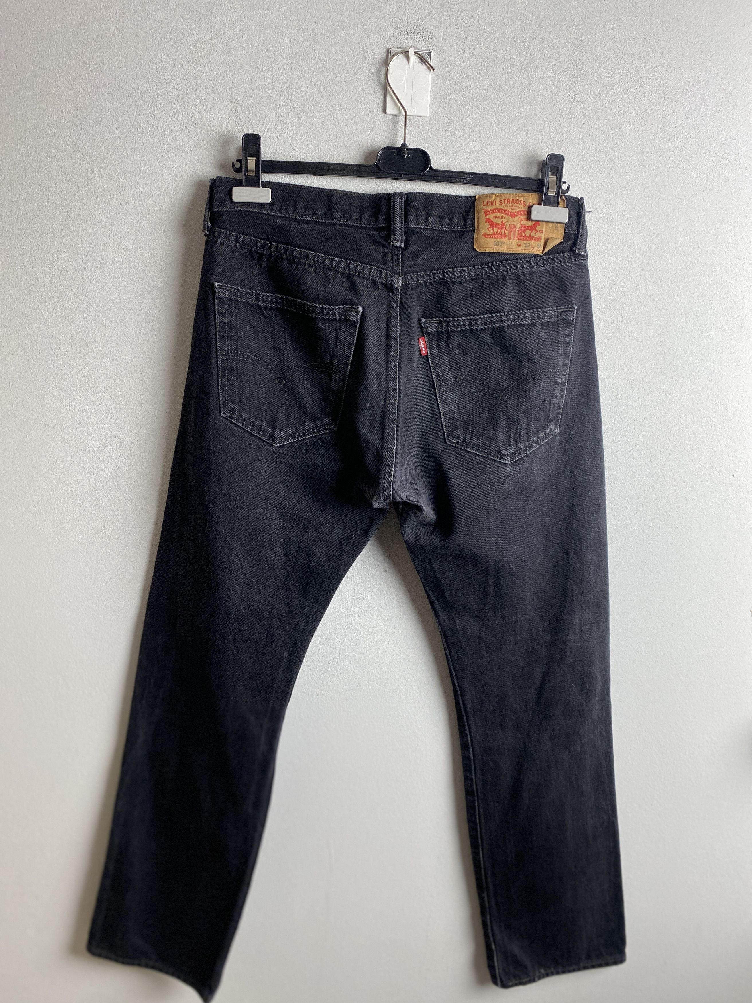 Levi's Levi's 501 black denim jeans pants casual Size US 32 / EU 48 - 1 Thumbnail