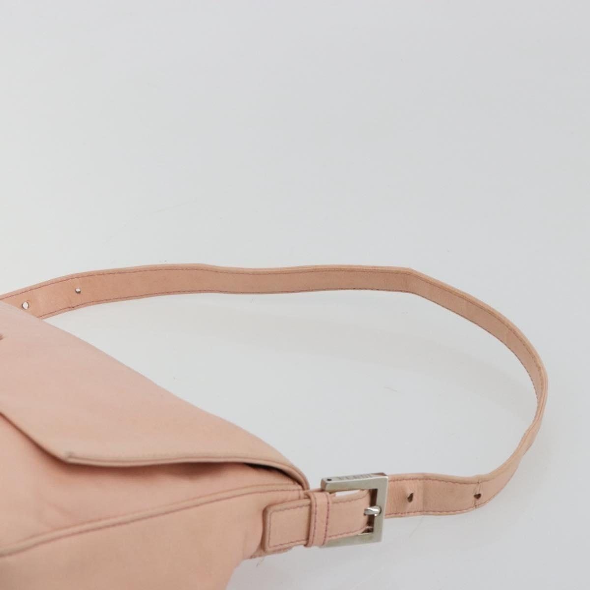 Fendi Fendi Leather Mamma Baguette Shoulder Bag Pink Size ONE SIZE - 15 Thumbnail