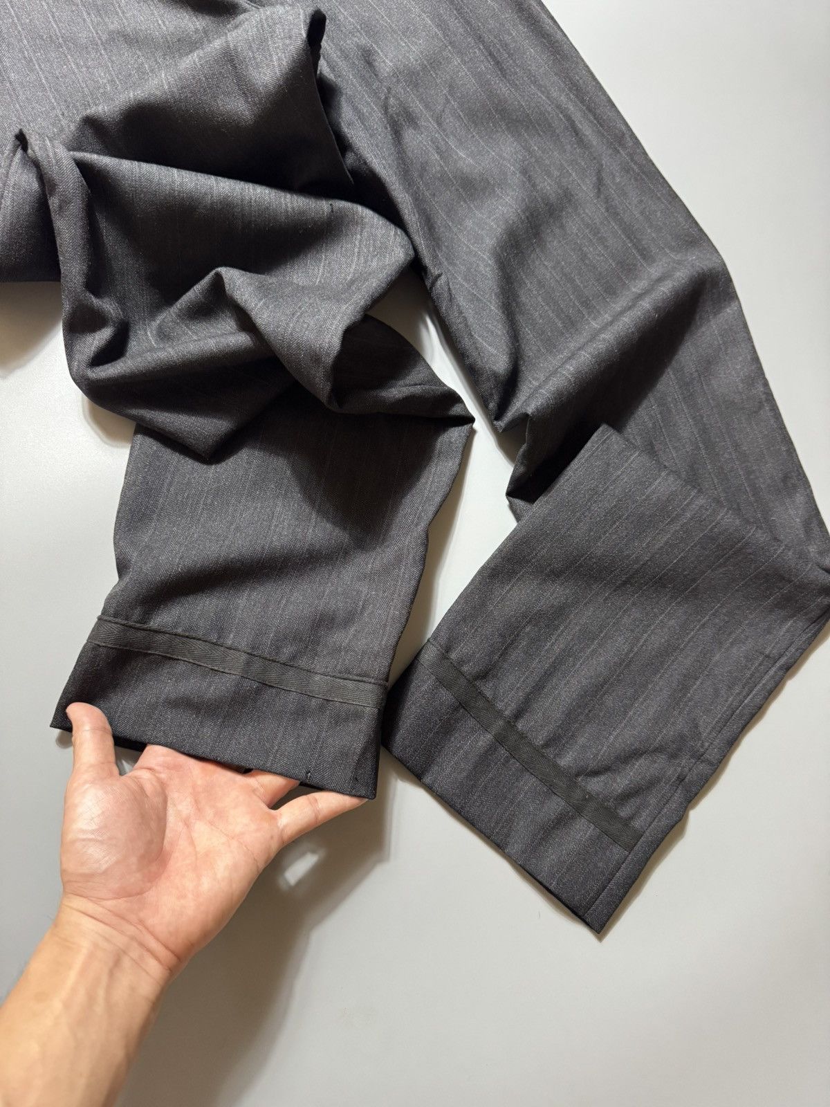 Prada Prada - Vintage 2002 Striped trouser pants Size US 33 - 23 Thumbnail