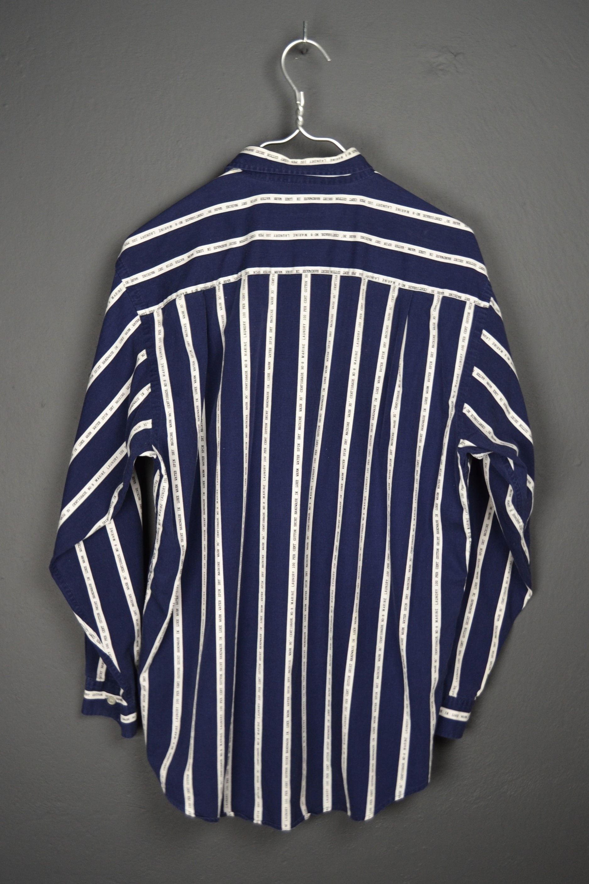 Paul Smith Paul Smith Vintage Striped Marine Shirt 2 L-XL Oversized Size US L / EU 52-54 / 3 - 3 Thumbnail