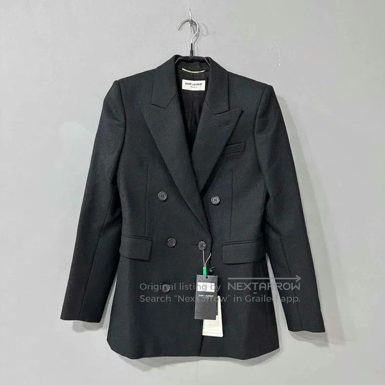 Saint Laurent Paris Saint Laurent Paris Black Blazer. Size US XS / EU 42 / 0 - 1 Thumbnail