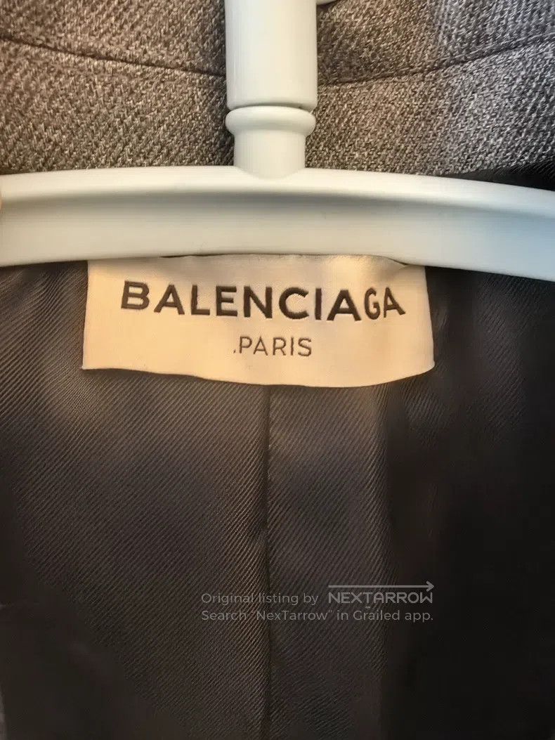 Balenciaga Balenciaga Gray Coat Size XXS / US 00 / IT 34 - 4 Thumbnail