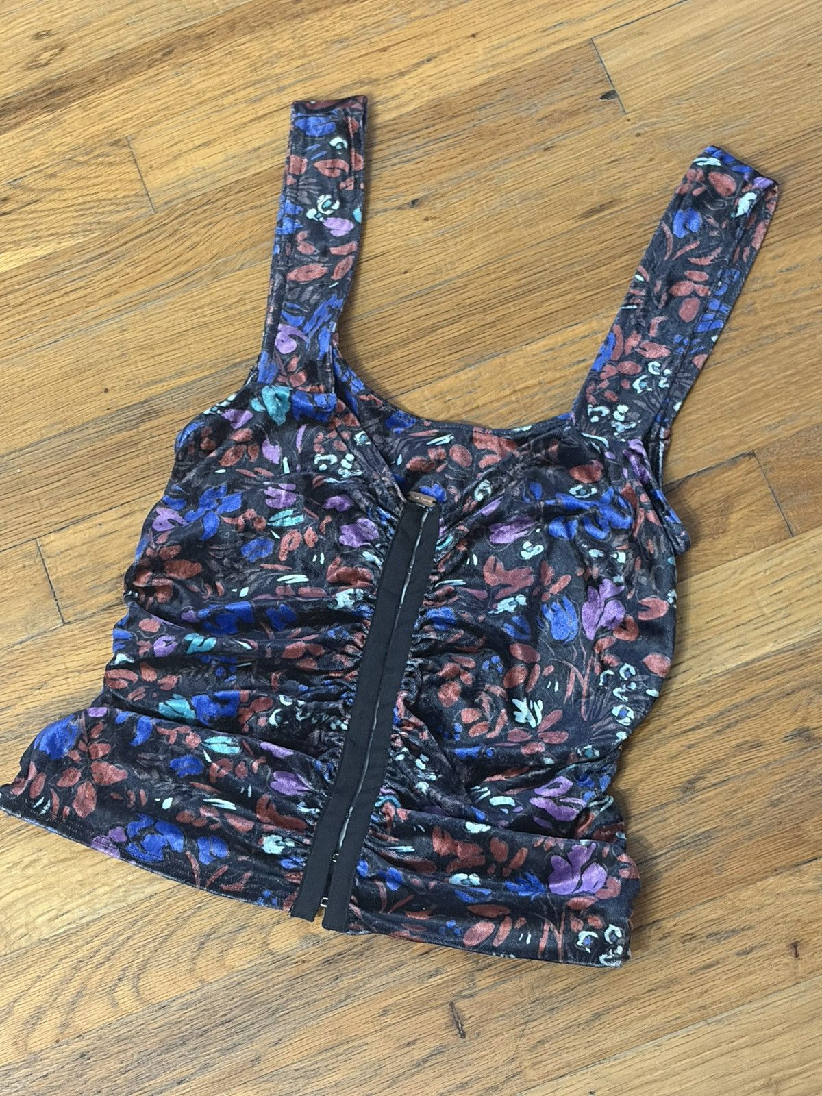 Free People Free People velvet corset top Size S / US 4 / IT 40 - 1 Thumbnail