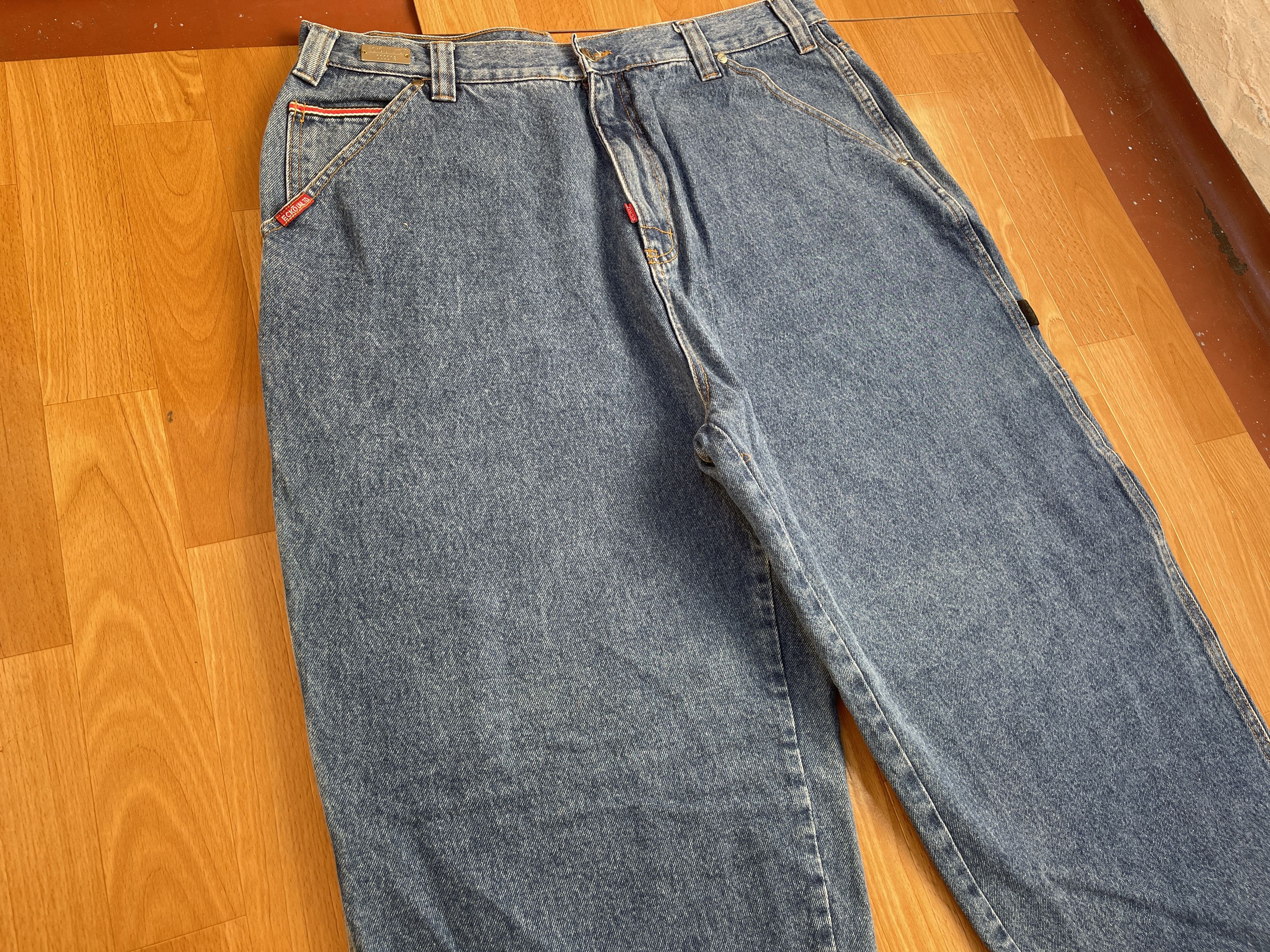 Ecko Unltd. Ecko Unltd jeans, baggy, vintage 90s hip hop skater Y2K W 36 Size US 36 / EU 52 - 10 Thumbnail