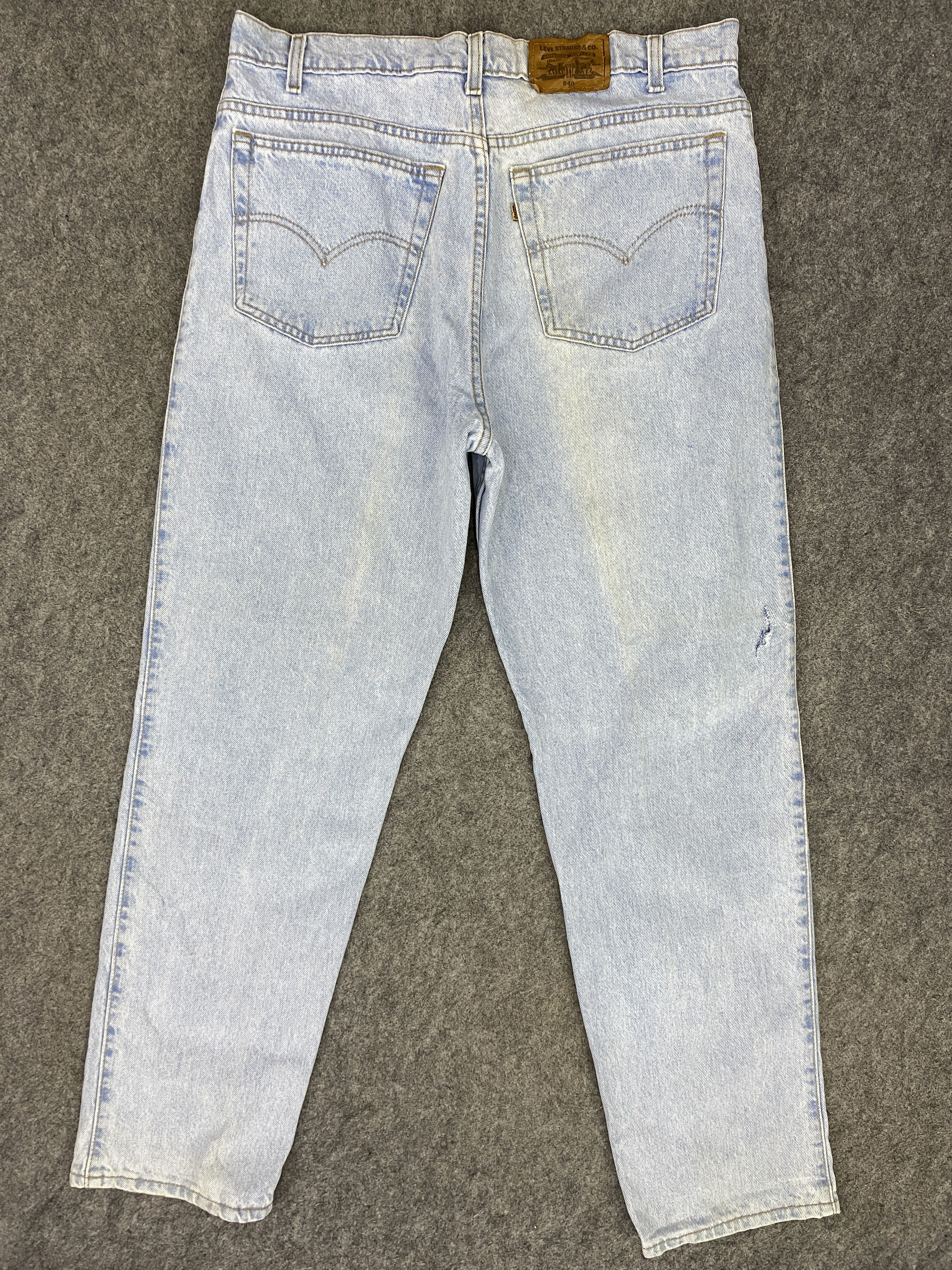 Levi's Light Blue Wash Vintage Levi's 540 USA 37x32 Denim -SJ027 Size US 37 - 2 Thumbnail