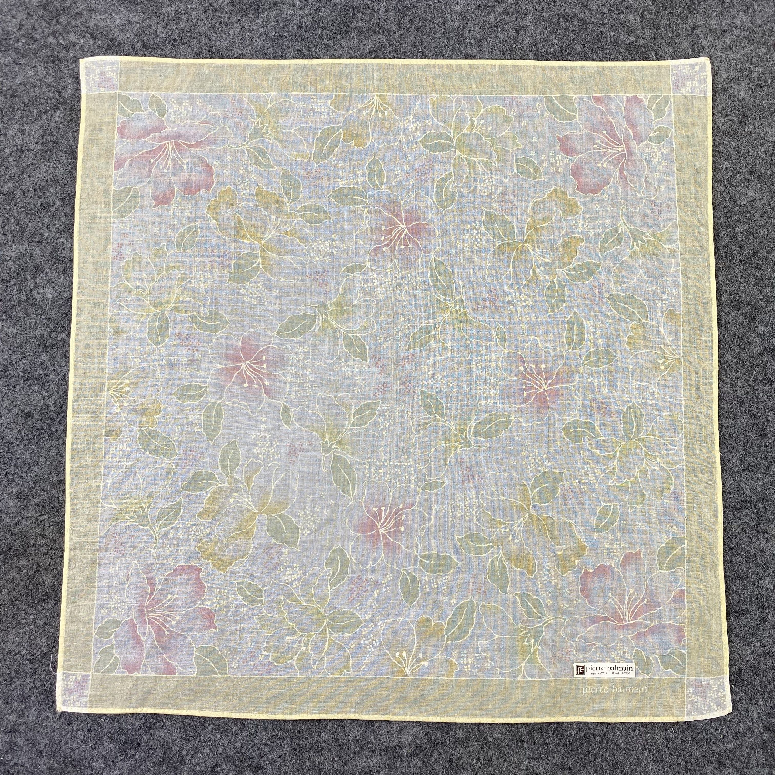 Pierre Balmain Pierre Balmain Handkerchief / Bandana / Neckerchief-B487 Size ONE SIZE - 3 Thumbnail