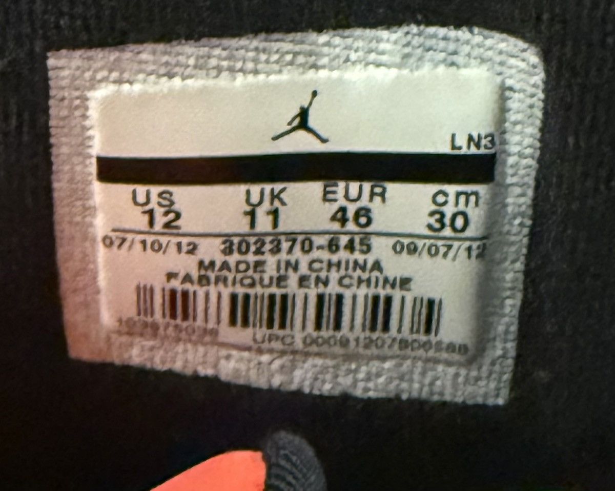 Jordan Brand 2012 Jordan 9 Motorboat Jones Size 12 RARE 🔥 Size US 12 / EU 45 - 8 Thumbnail
