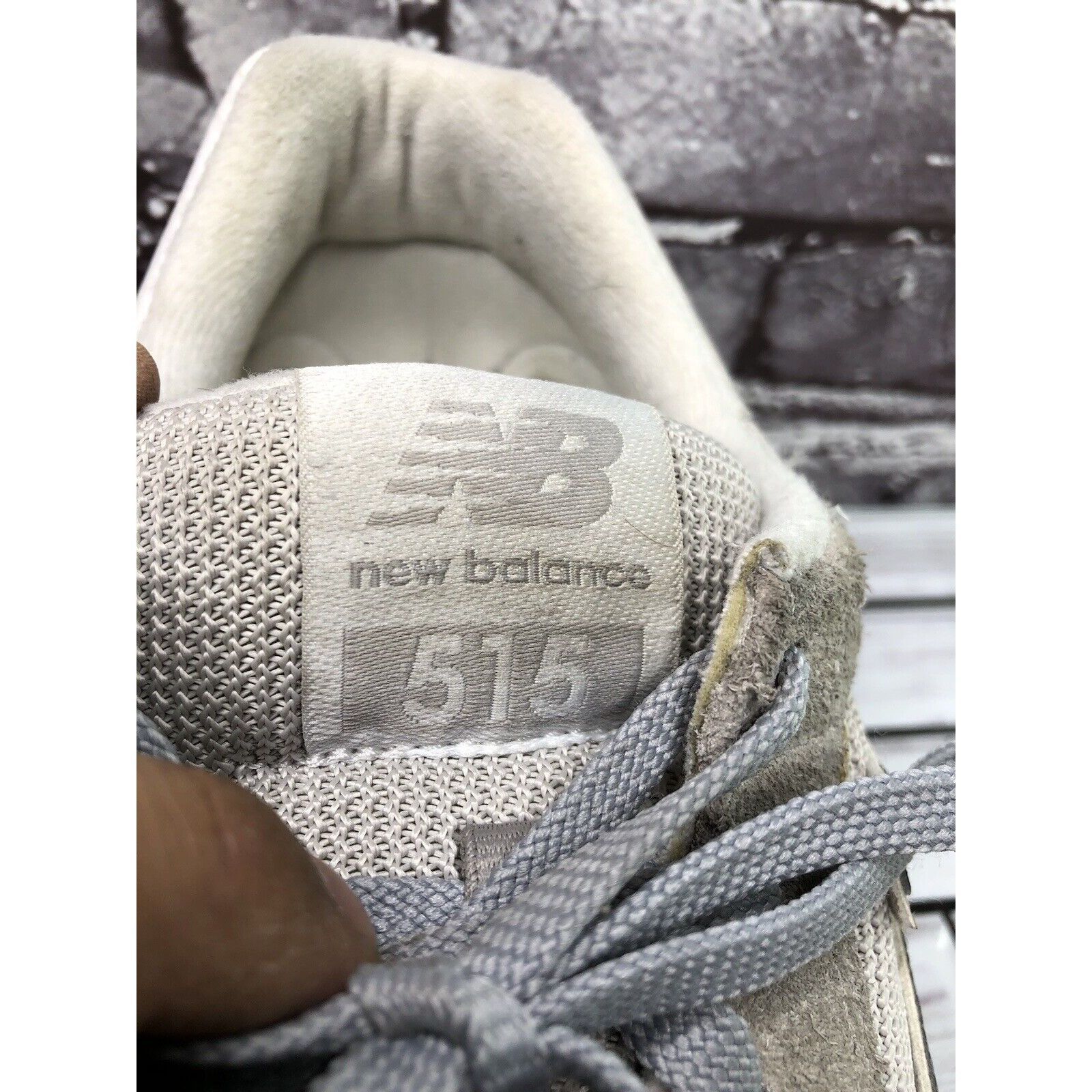 New Balance New Balance 515 Gray Synthetic Classic Lace Up Running Shoes Size US 14 / EU 47 - 9 Thumbnail