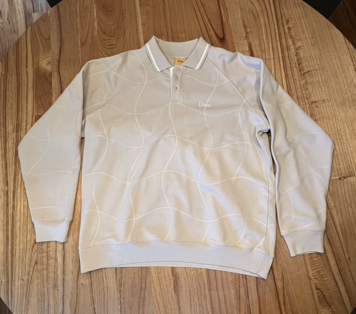 Dime Dime Wave Rugby Sweater Size US L / EU 52-54 / 3 - 2 Thumbnail