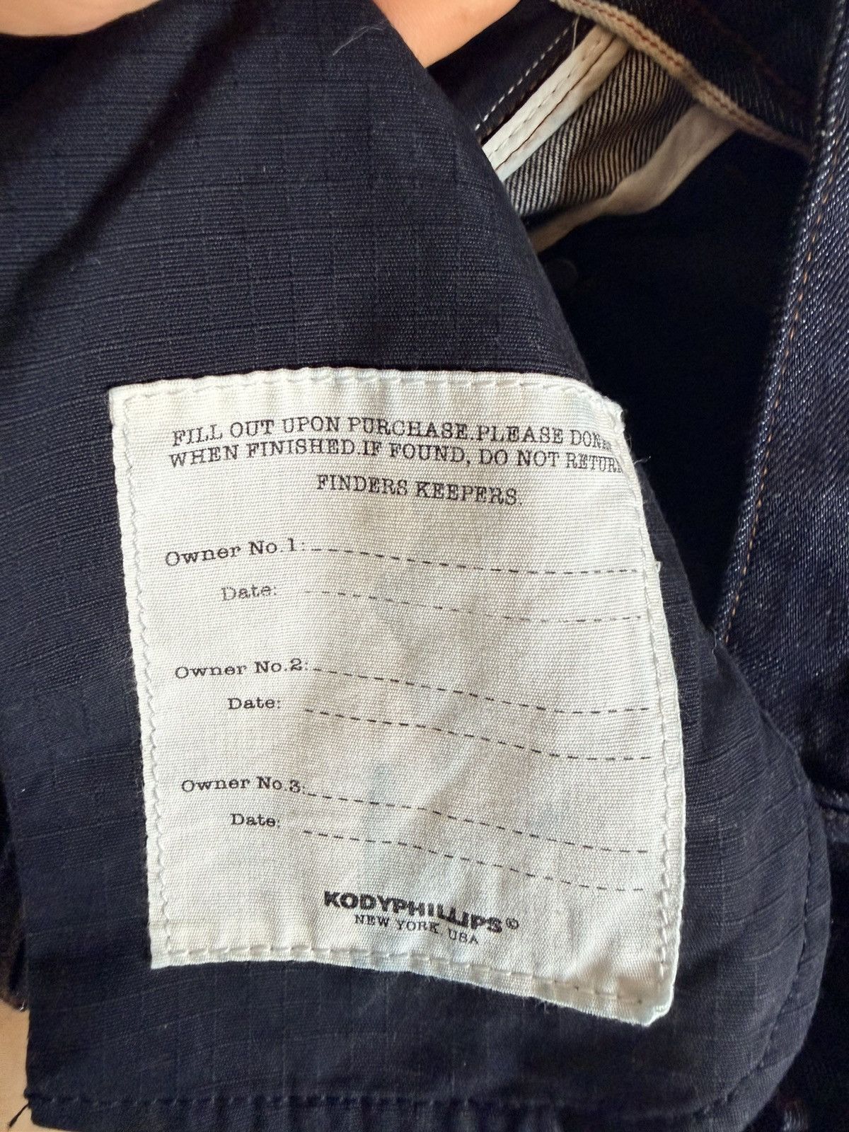 Kody Phillips RIP VAN KODY DENIM CHICKEN sz 34 Size US 34 / EU 50 - 4 Thumbnail