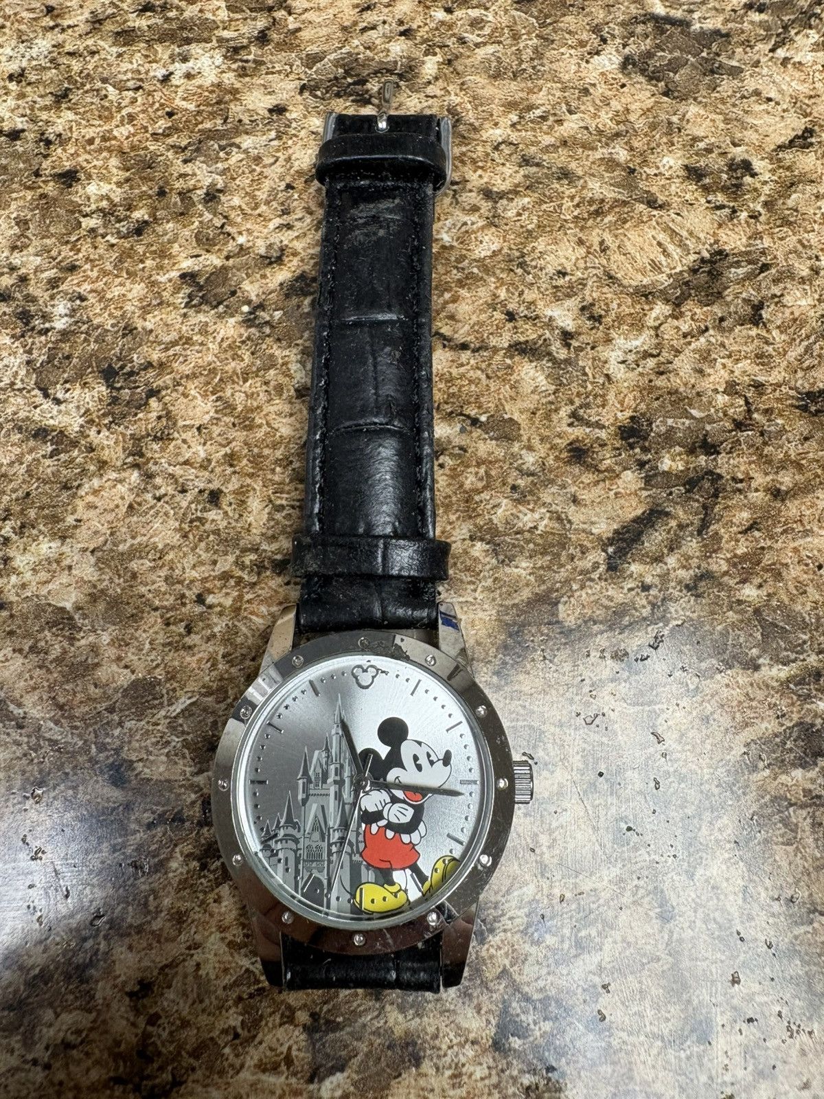Disney Mickey Mouse Limited Release Watch Castle Dial Leather Band Size ONE SIZE - 2 Thumbnail