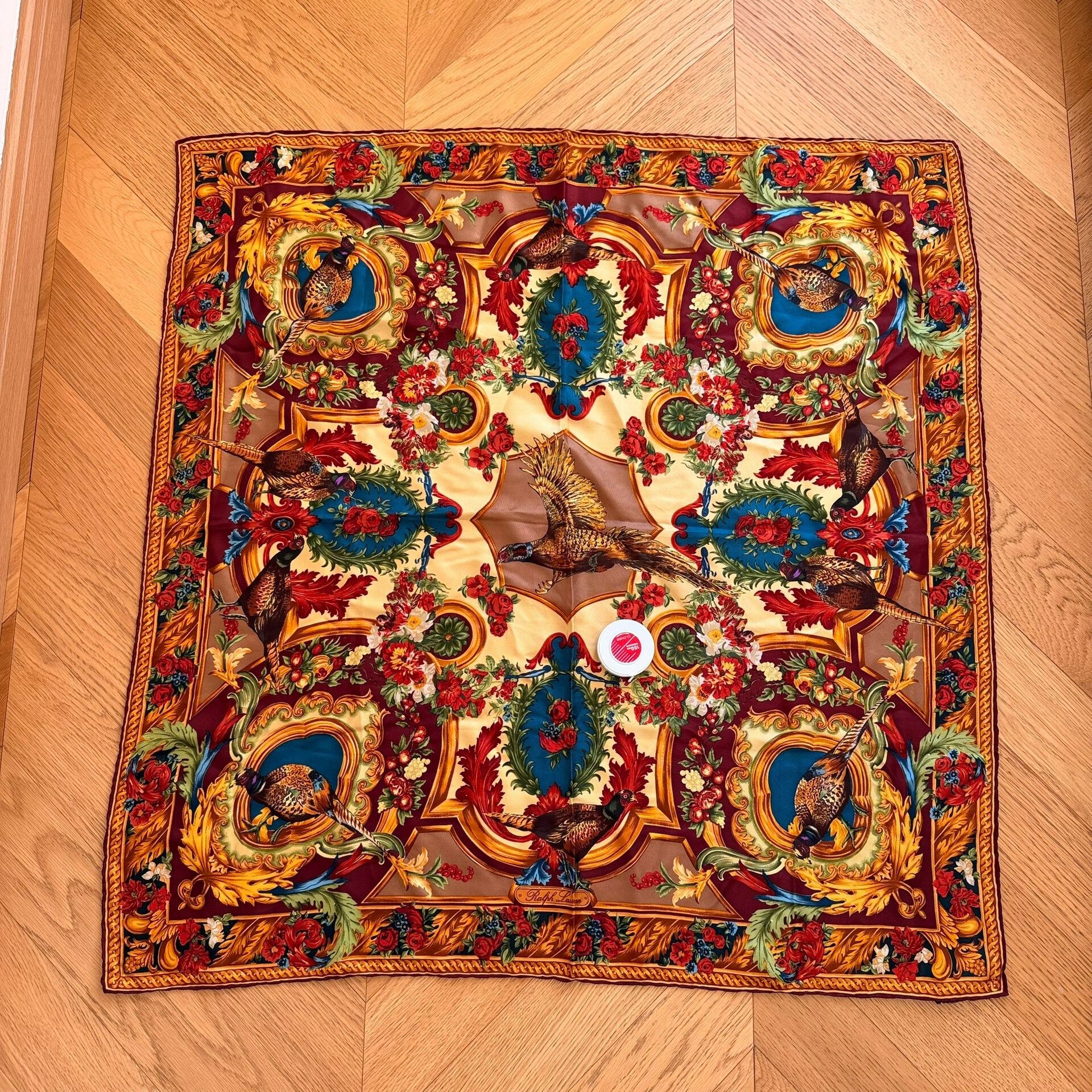 RLX Ralph Lauren Vintage RL Purple Label Silk Scarf Size ONE SIZE - 1 Thumbnail