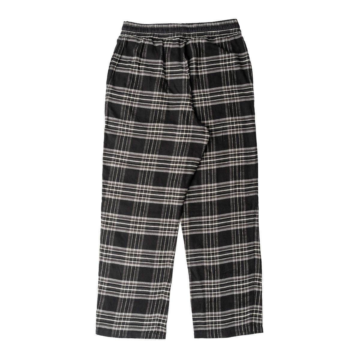 Chrome Hearts After School Leather Cross Patch Flannel Pants Black Grey W Size US 36 / EU 52 - 2 Thumbnail