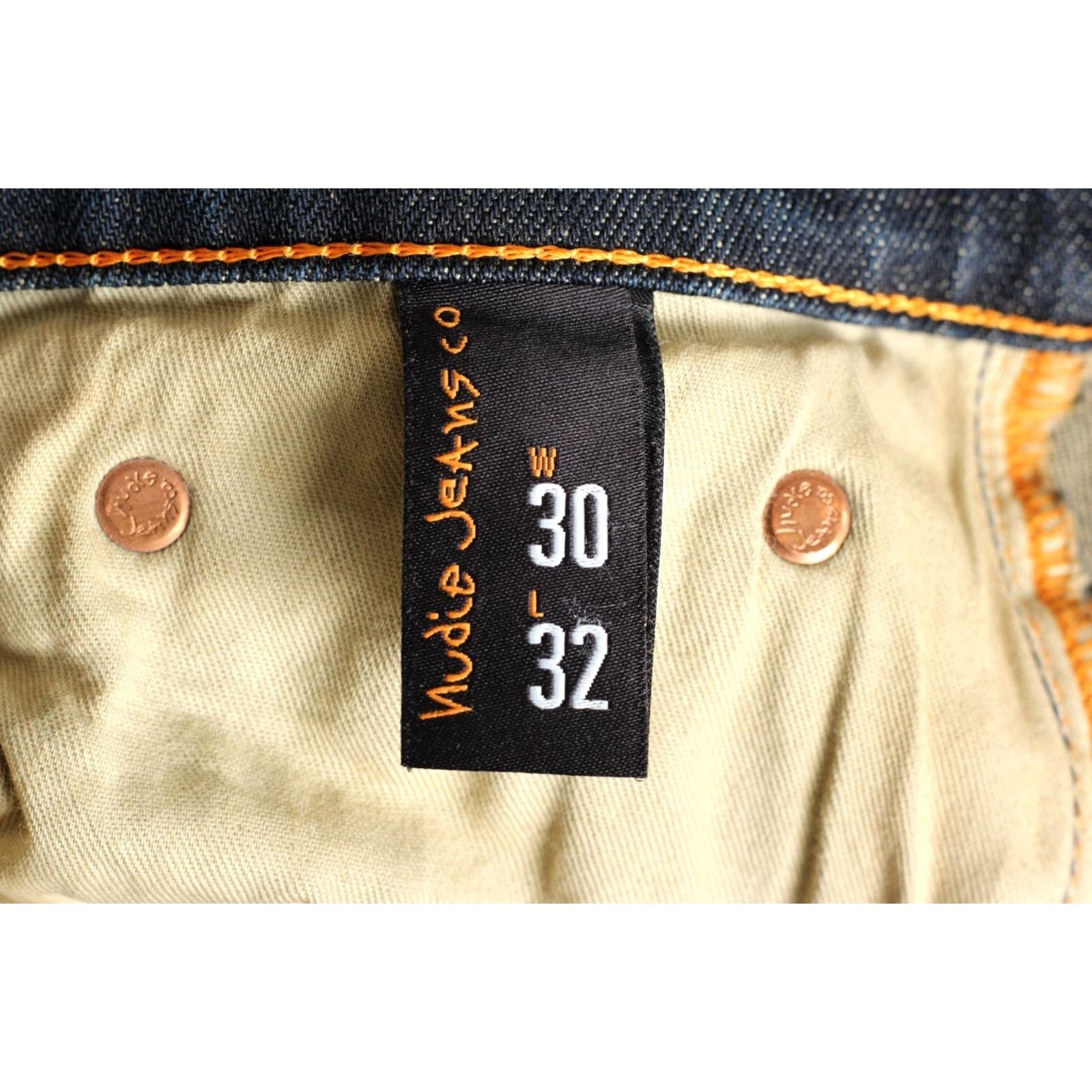 Nudie Jeans NUDIE JEANS GRIM TIM Men Jeans 30/32 Blue Slim 5-Pocket Denim Elastane W30 L32 Org Wornin Pepper DZ5446 Size US 30 / EU 46 - 7 Thumbnail