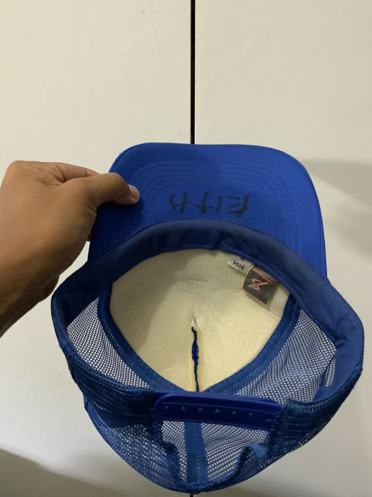 Hat Club JCP Yellow Blue Trucker Hat Size ONE SIZE - 8 Thumbnail