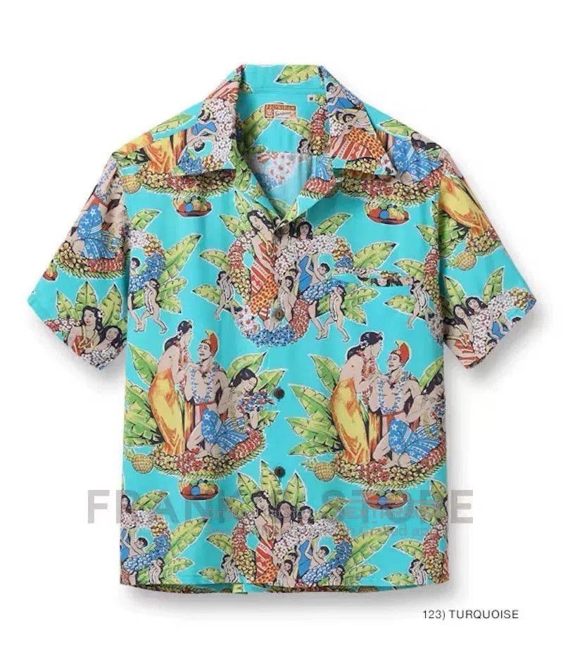 Sun Surf SUN SURF Celebration Hawaiian Rayon Shirt. Size US M / EU 48-50 / 2 - 1 Thumbnail