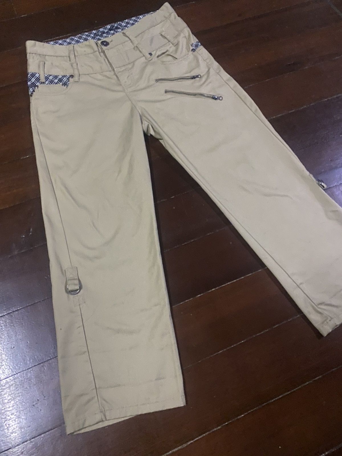 Designer × Japanese Brand Fire 🔥🔥 japanes brand pants short zipper double waist design Size US 36 / EU 52 - 2 Thumbnail
