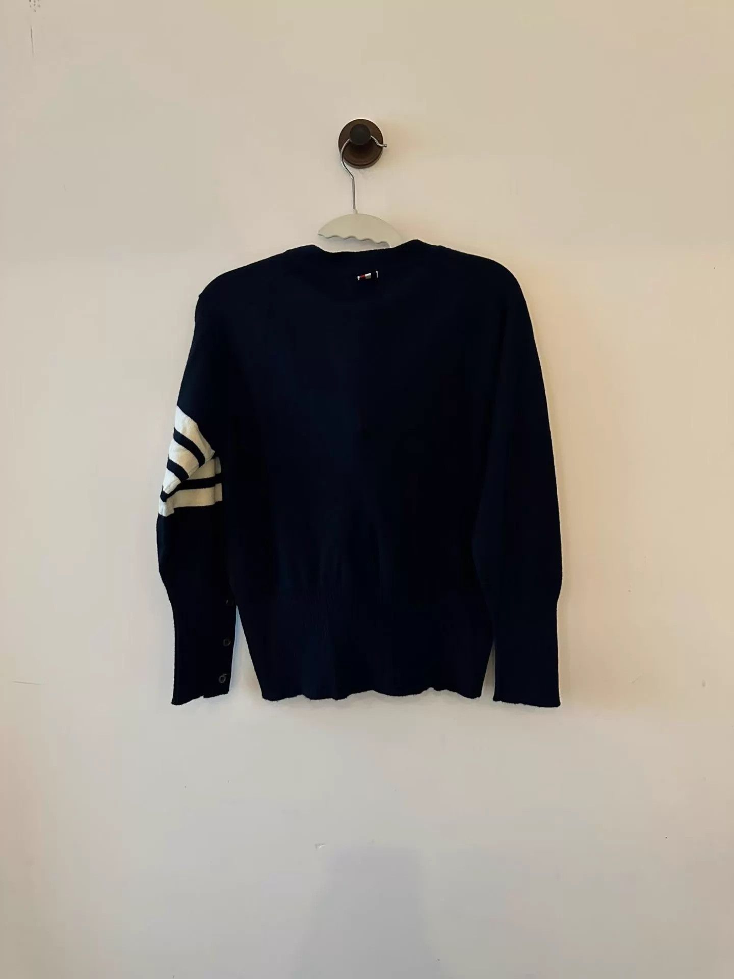 Thom Browne Thom Browne Blue Cashmere Cardigan Size 2 Size US M / EU 48-50 / 2 - 2 Thumbnail
