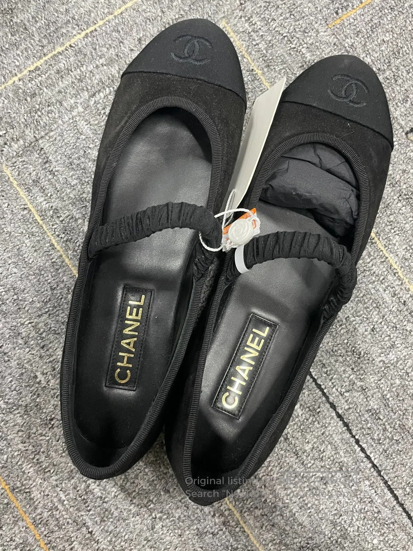 Chanel Chanel Black Mary Jane Flat Shoes| Size US 11.5 / IT 41.5 - 1 Thumbnail