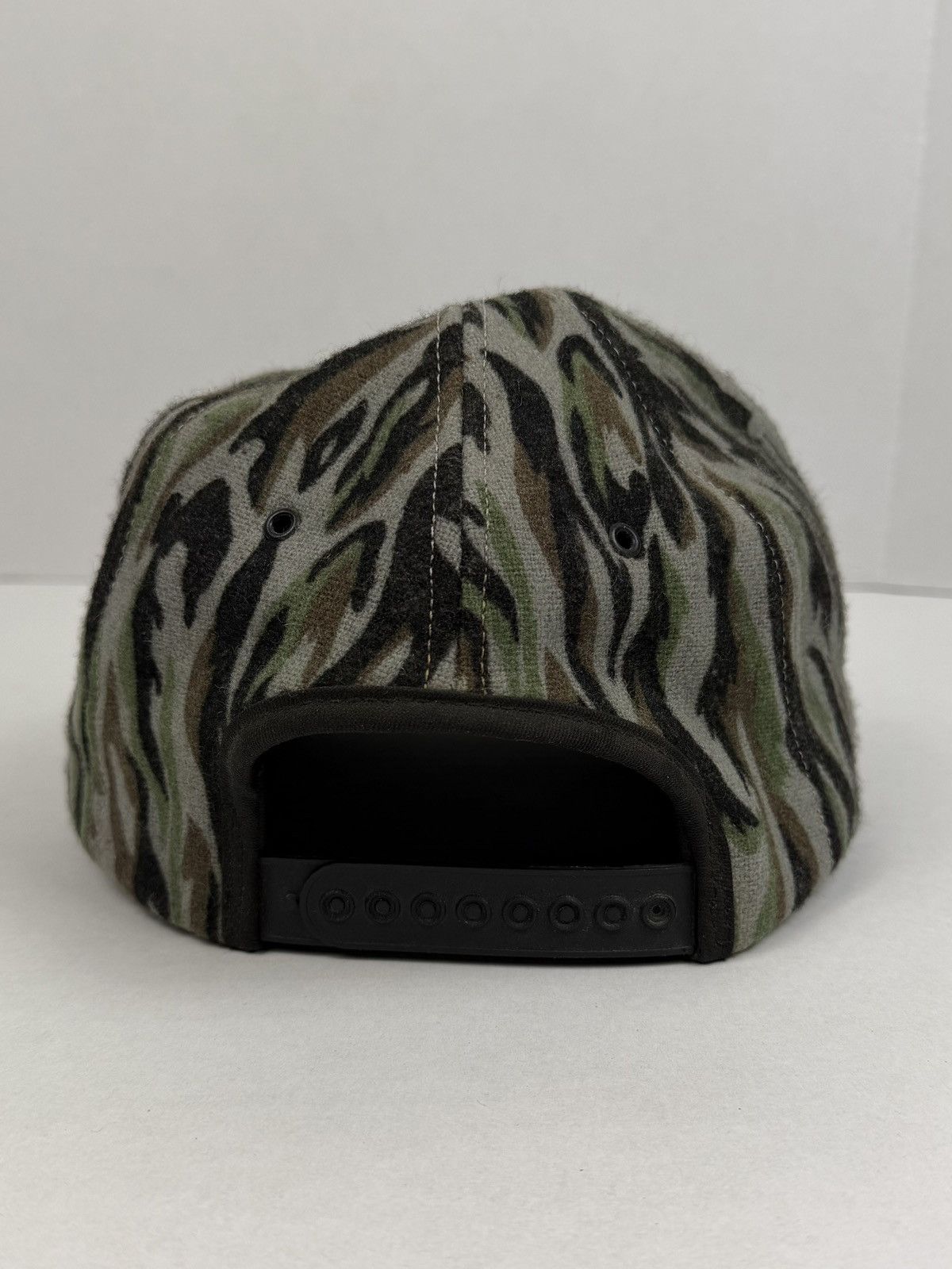 Woolrich Woolen Mills Vintage Woolrich Wool Camo SnapBack Hat K-Products Tree Bark Size ONE SIZE - 4 Thumbnail