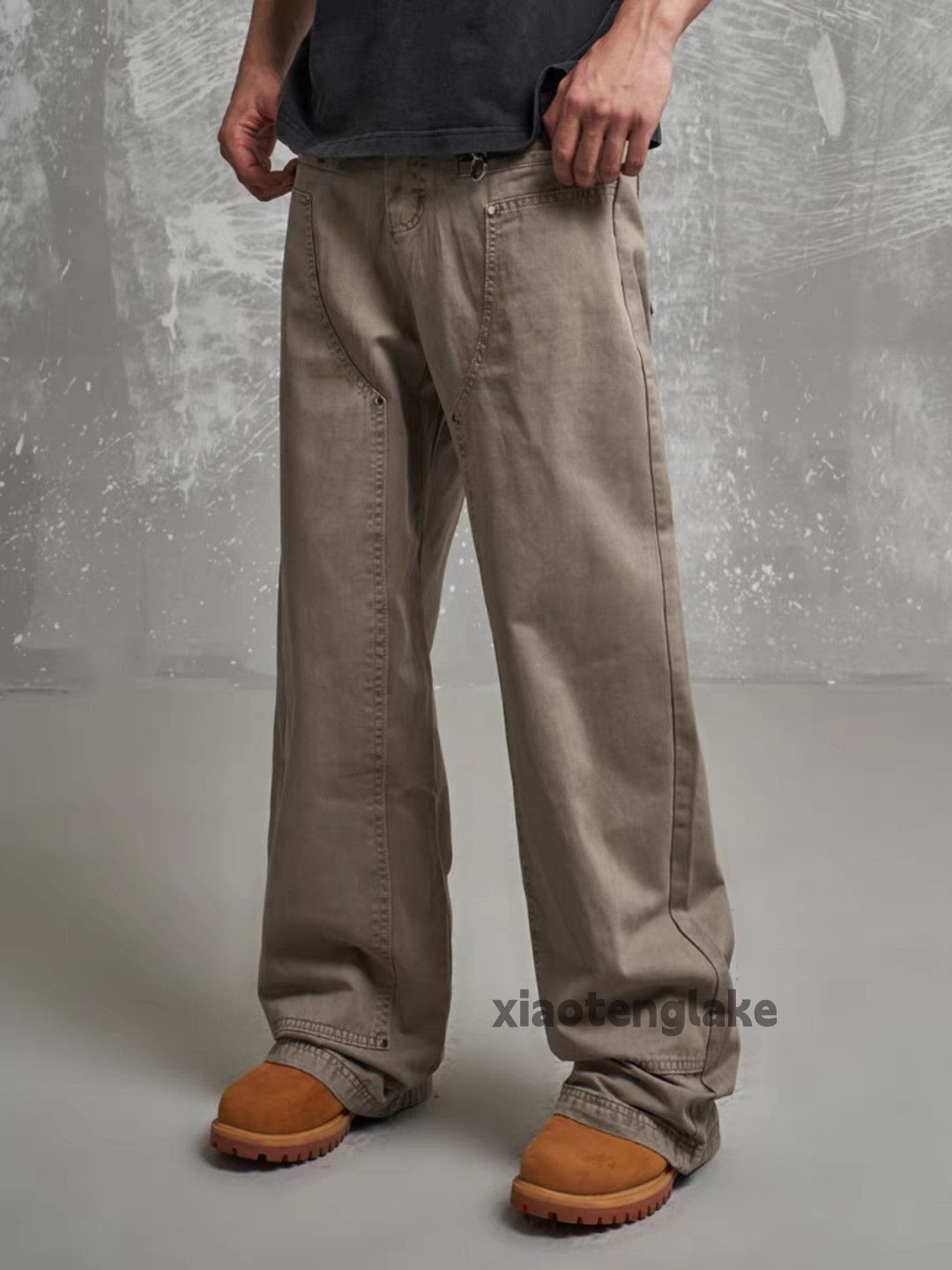 Designer × Japanese Brand × Vintage utility carpenter loose baggy cargo workwear pants Size US 32 / EU 48 - 1 Thumbnail
